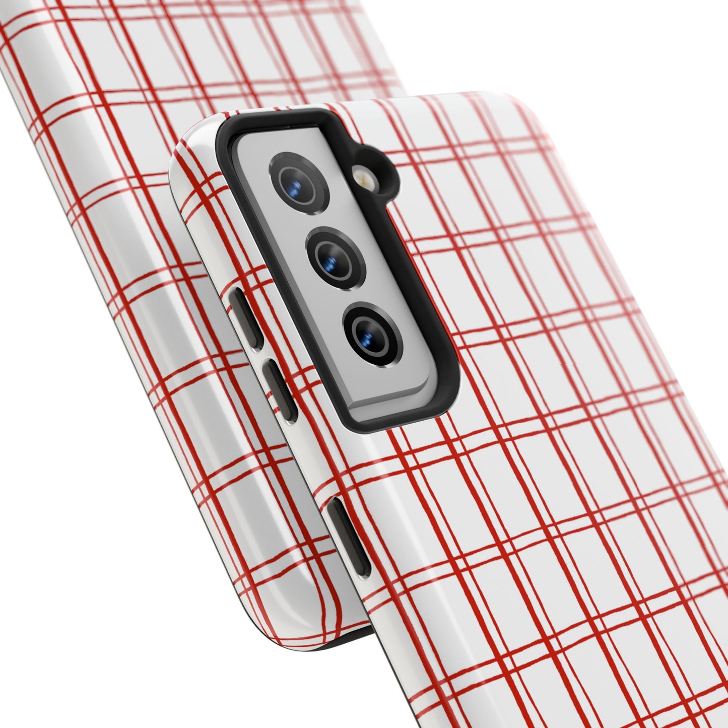 Kitchen Plaid White / Red Phone Case