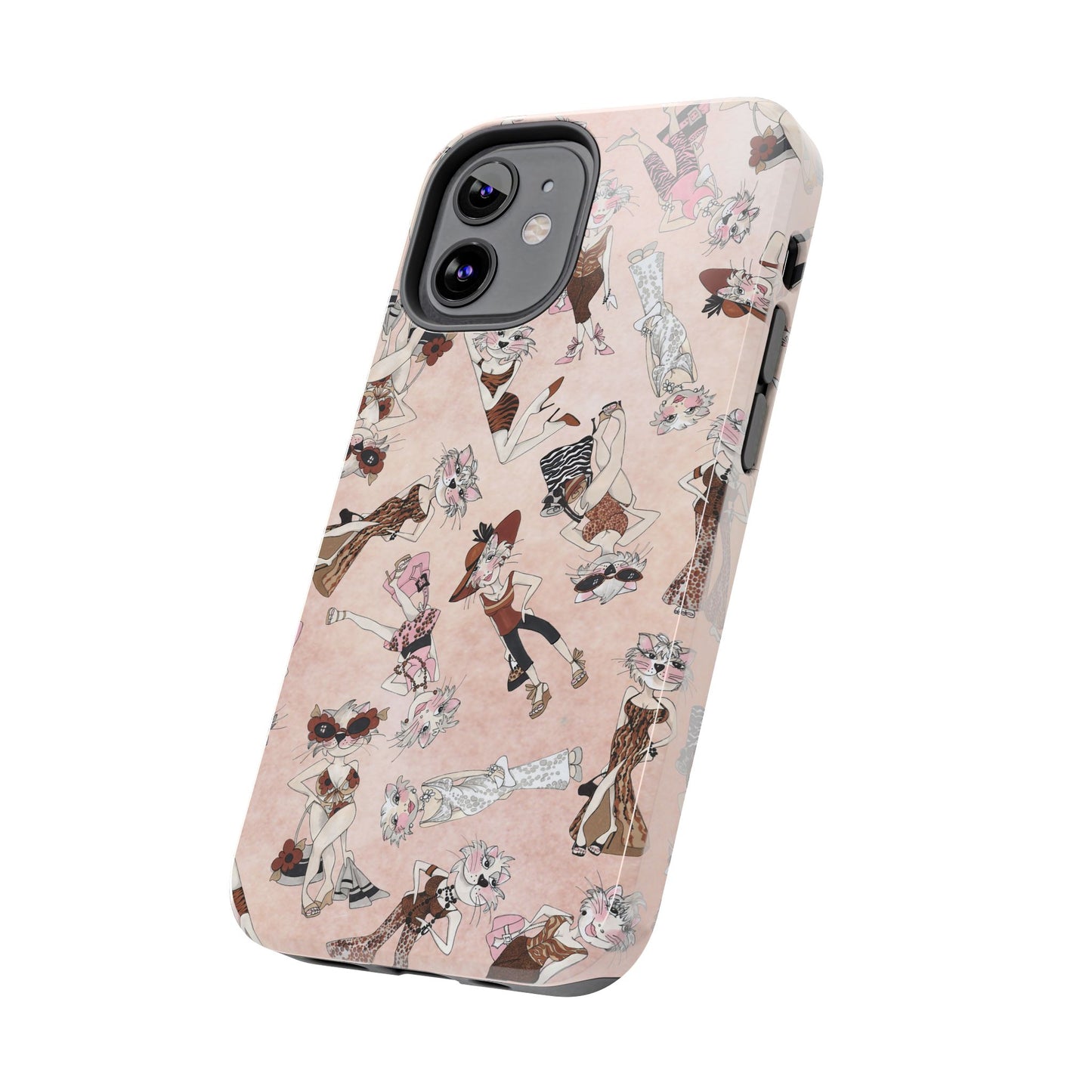 Spotted Lilies Pink Phone Case