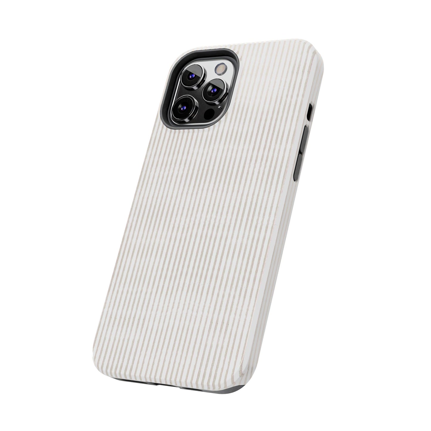 Stripe White / Gray Phone Case