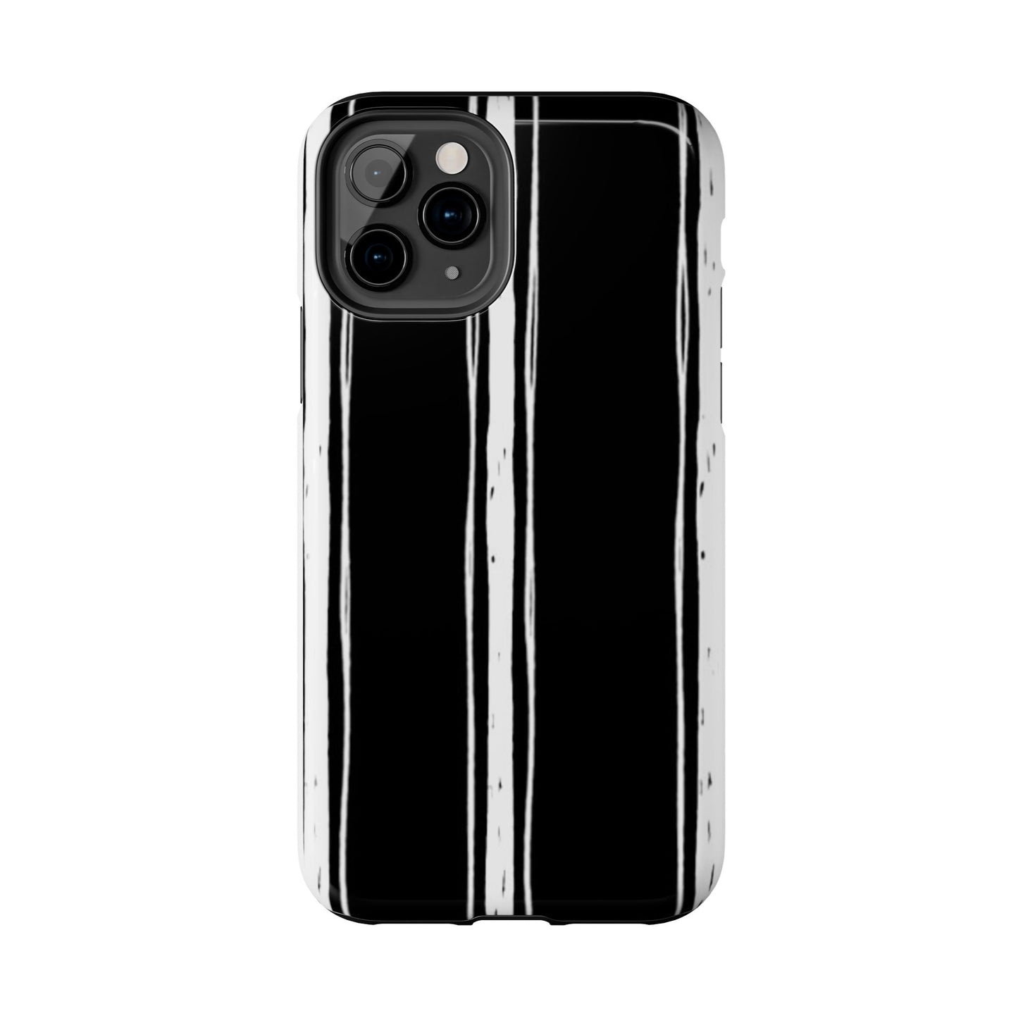 Black / White Stripe Phone Case