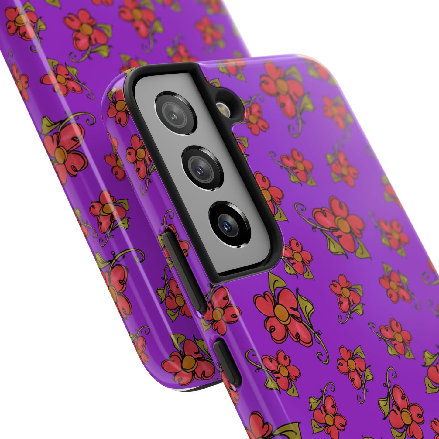 Daisy Caper Purple Phone Case