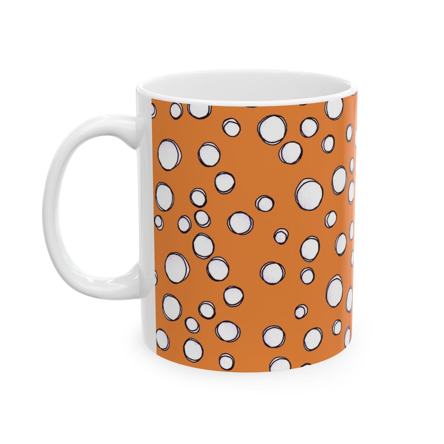 Pot Dots Orange Cup