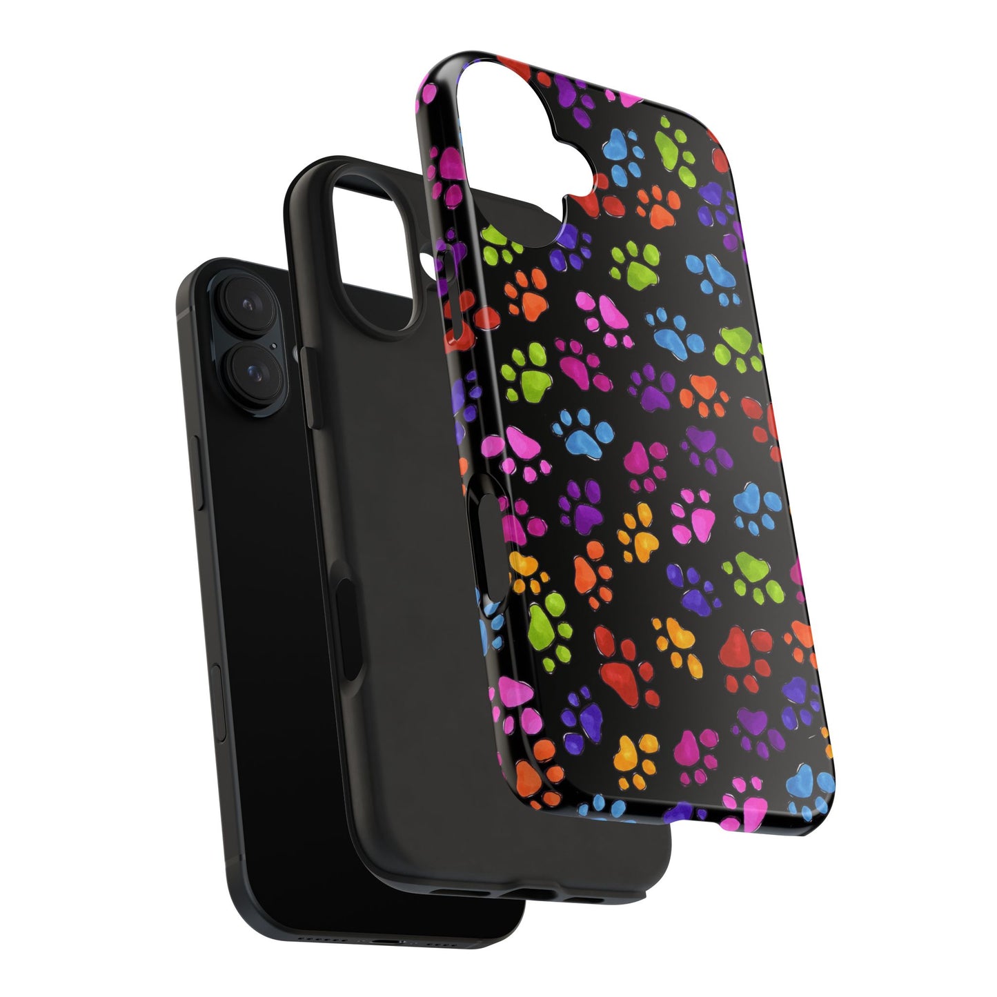 Fancy Paws Black Phone Case