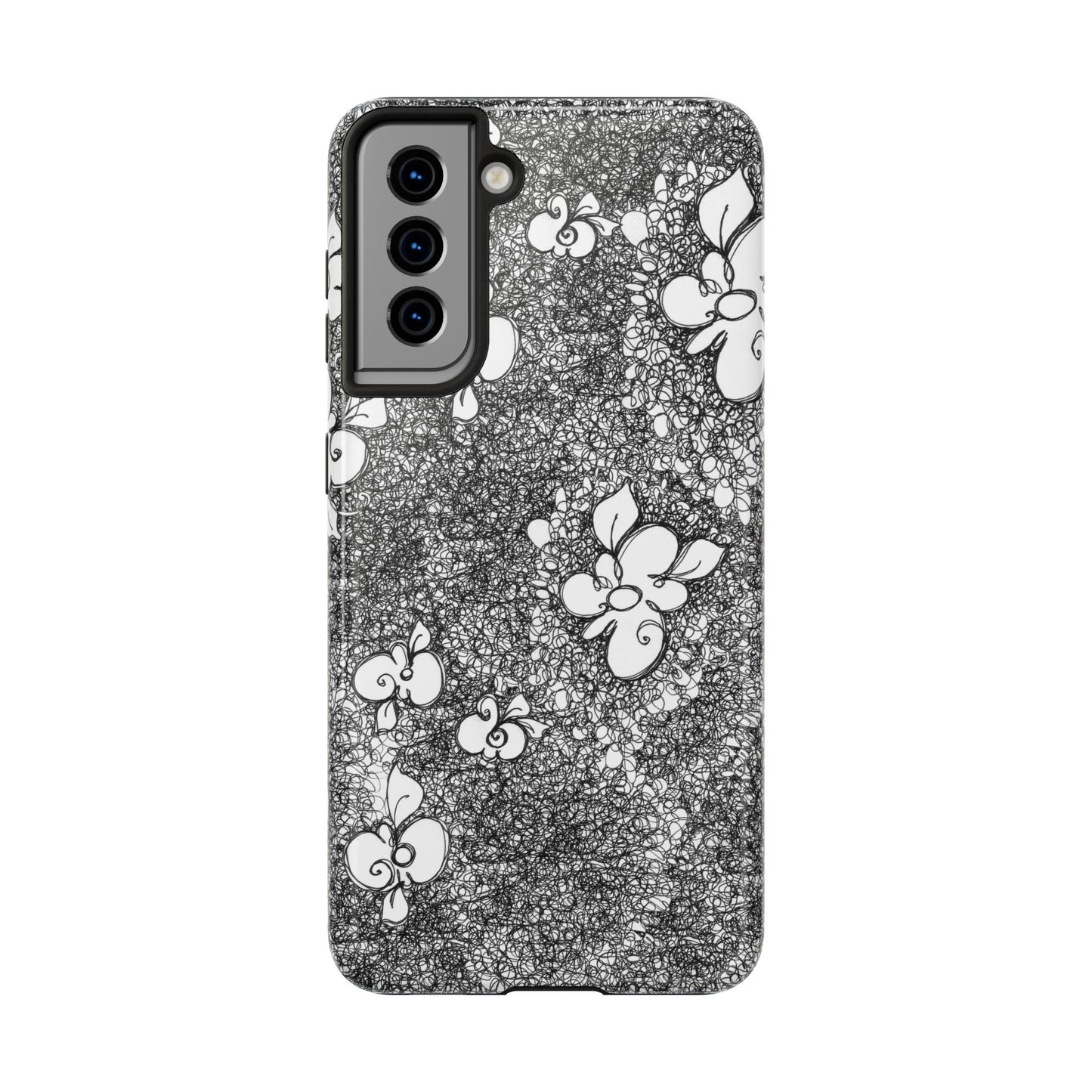 Flower Scribbles Phone Case
