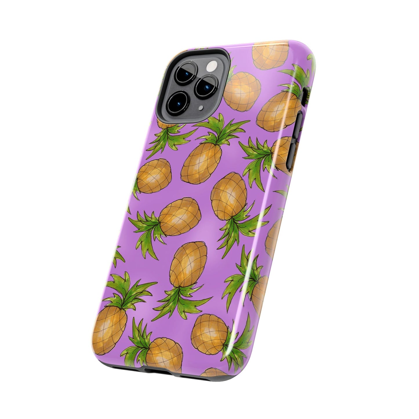 Pineapple Toss Lilac Phone Case