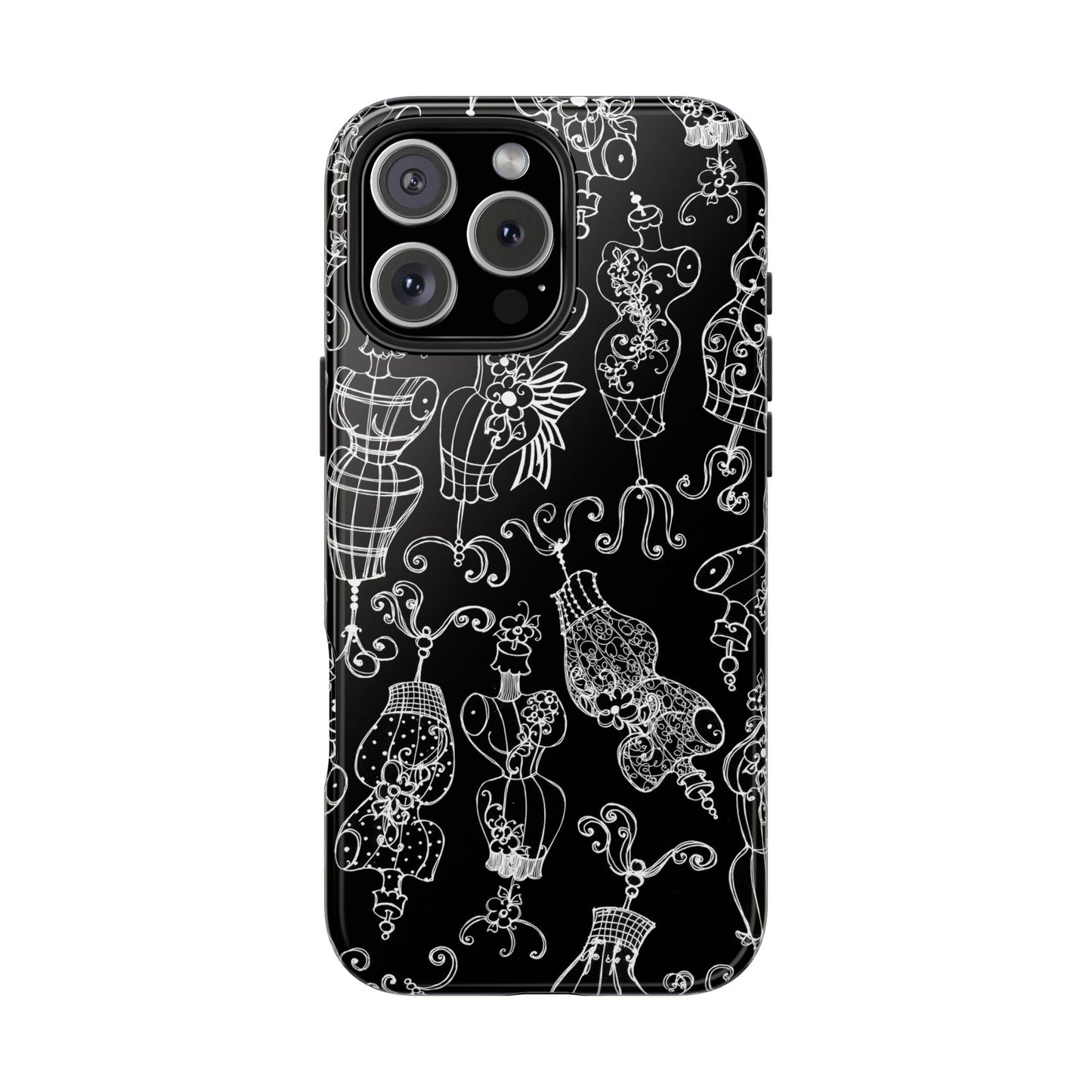 Mannequinique Black / White Phone Case