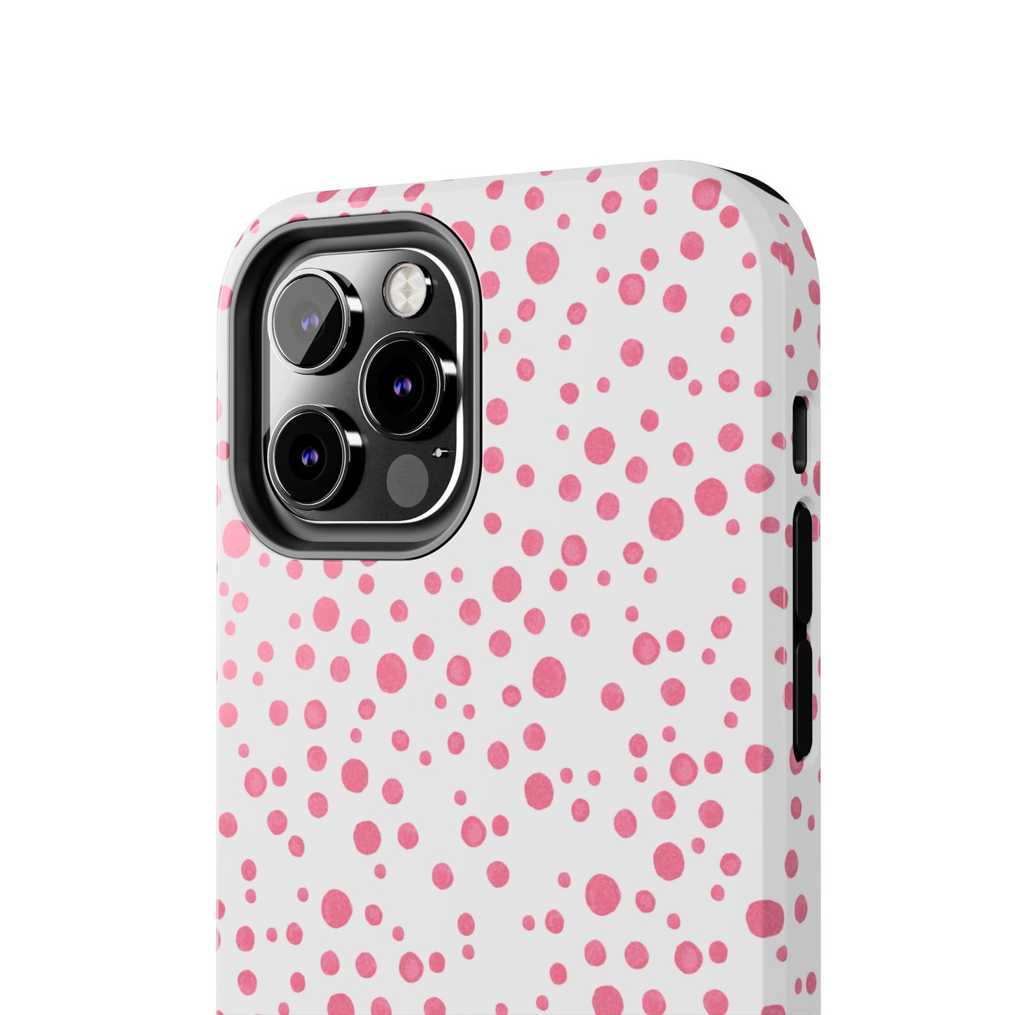 Balloon Dots White / Pink Phone Case