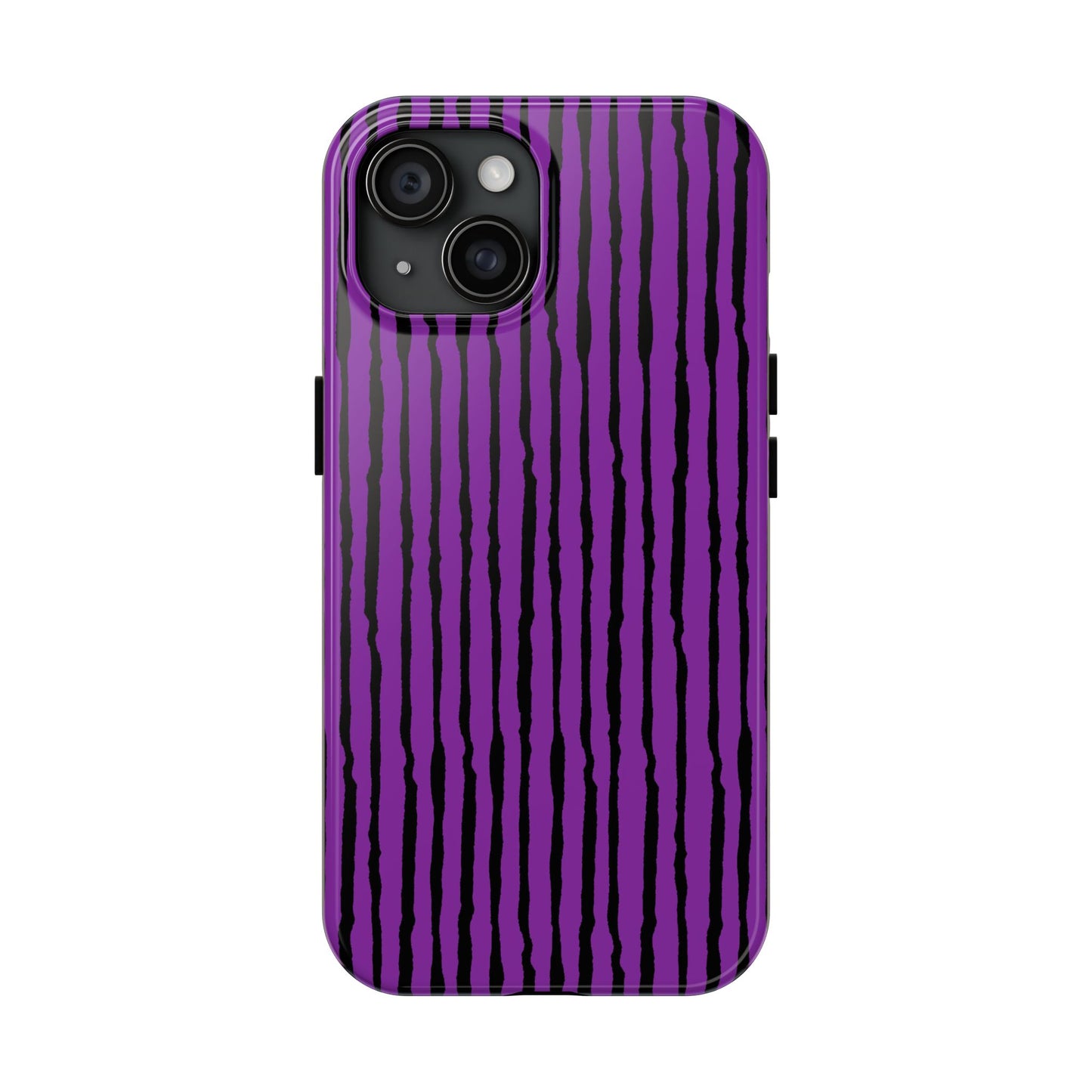Sorta Stripe Purple / Black Phone Case
