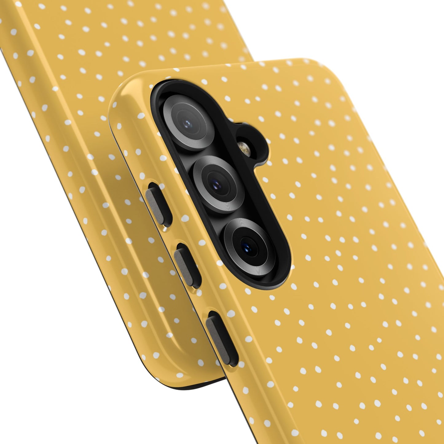 Dinky Dots Yellow / White Phone Case