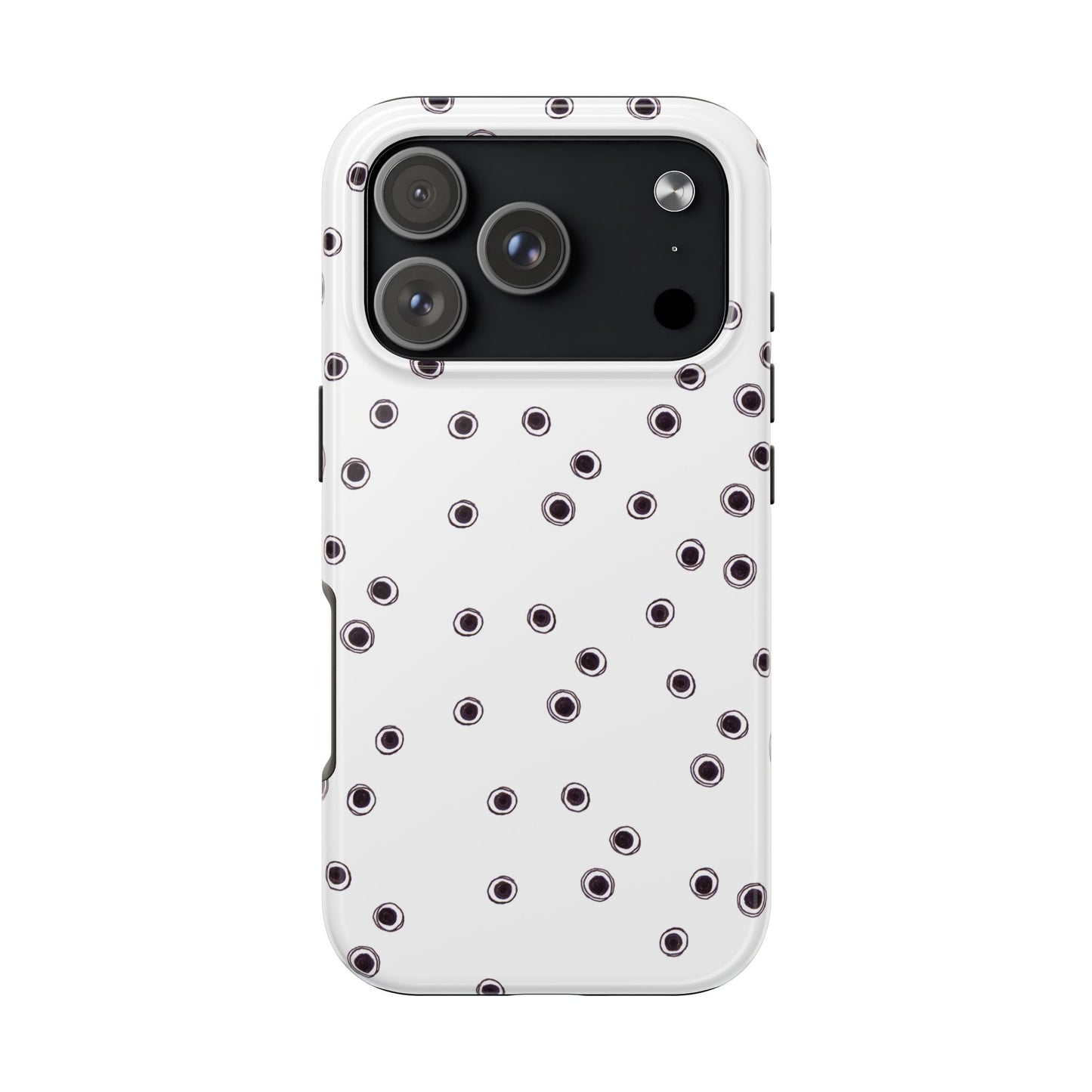 Halo Dots White Phone Case