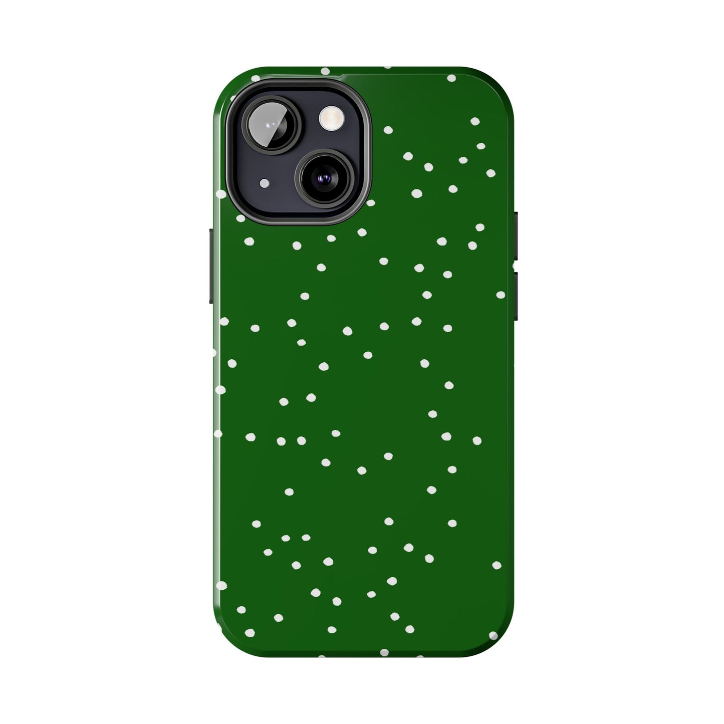 Dinky Dots Green / White Phone Case