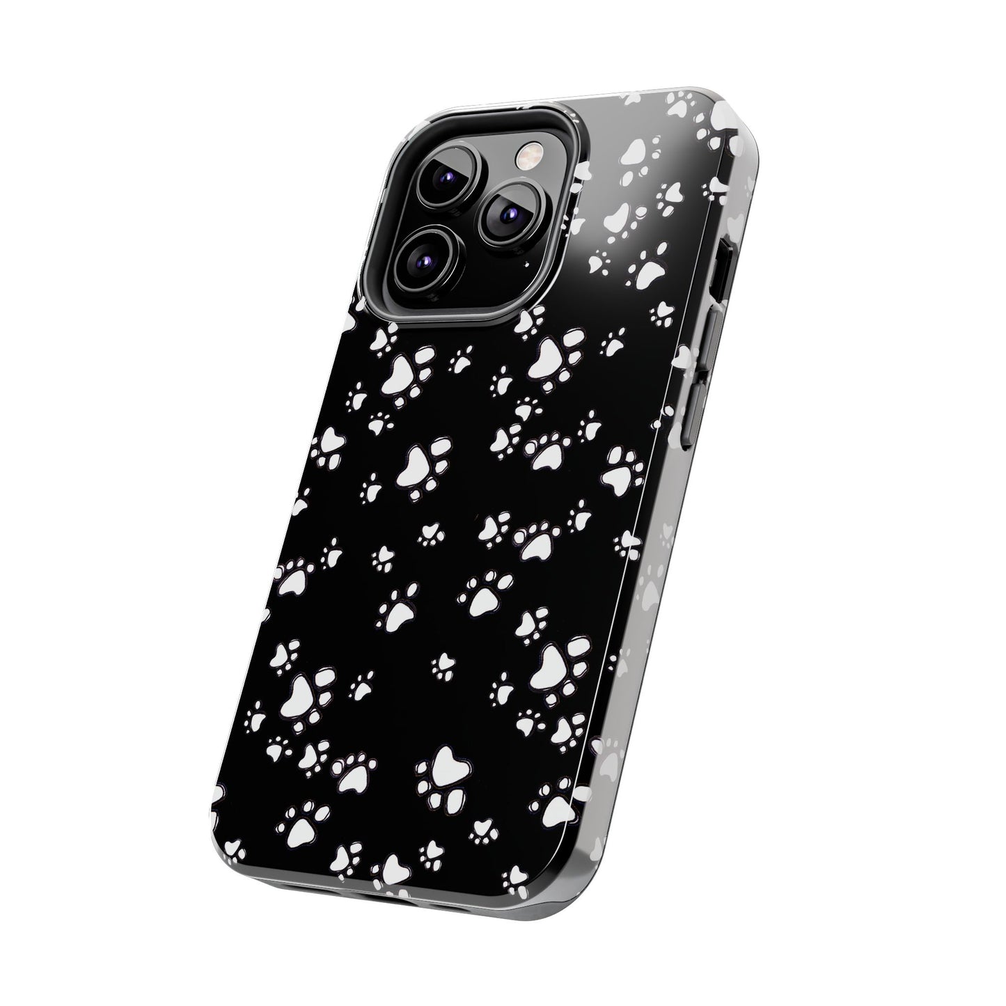 Paw Flakes Black Phone Case