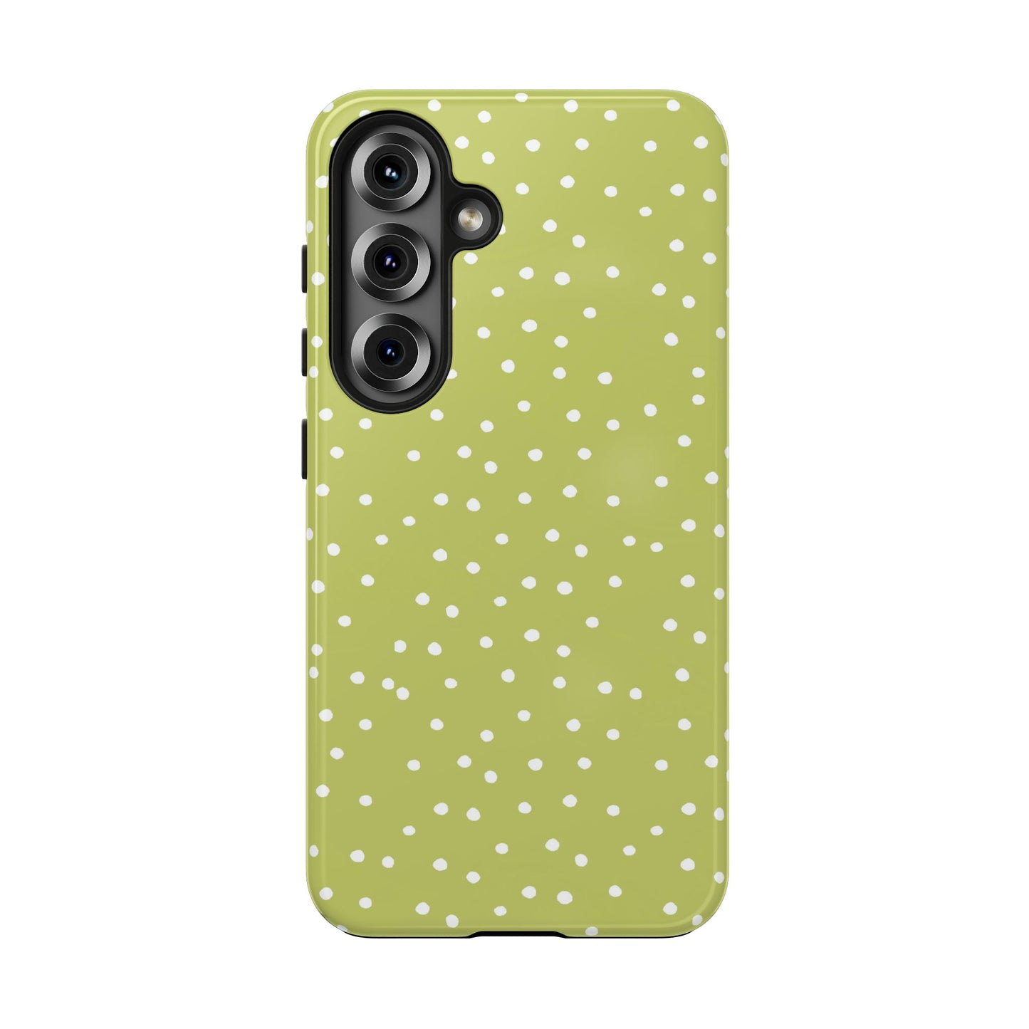 Dinky Dots Green / White Phone Case