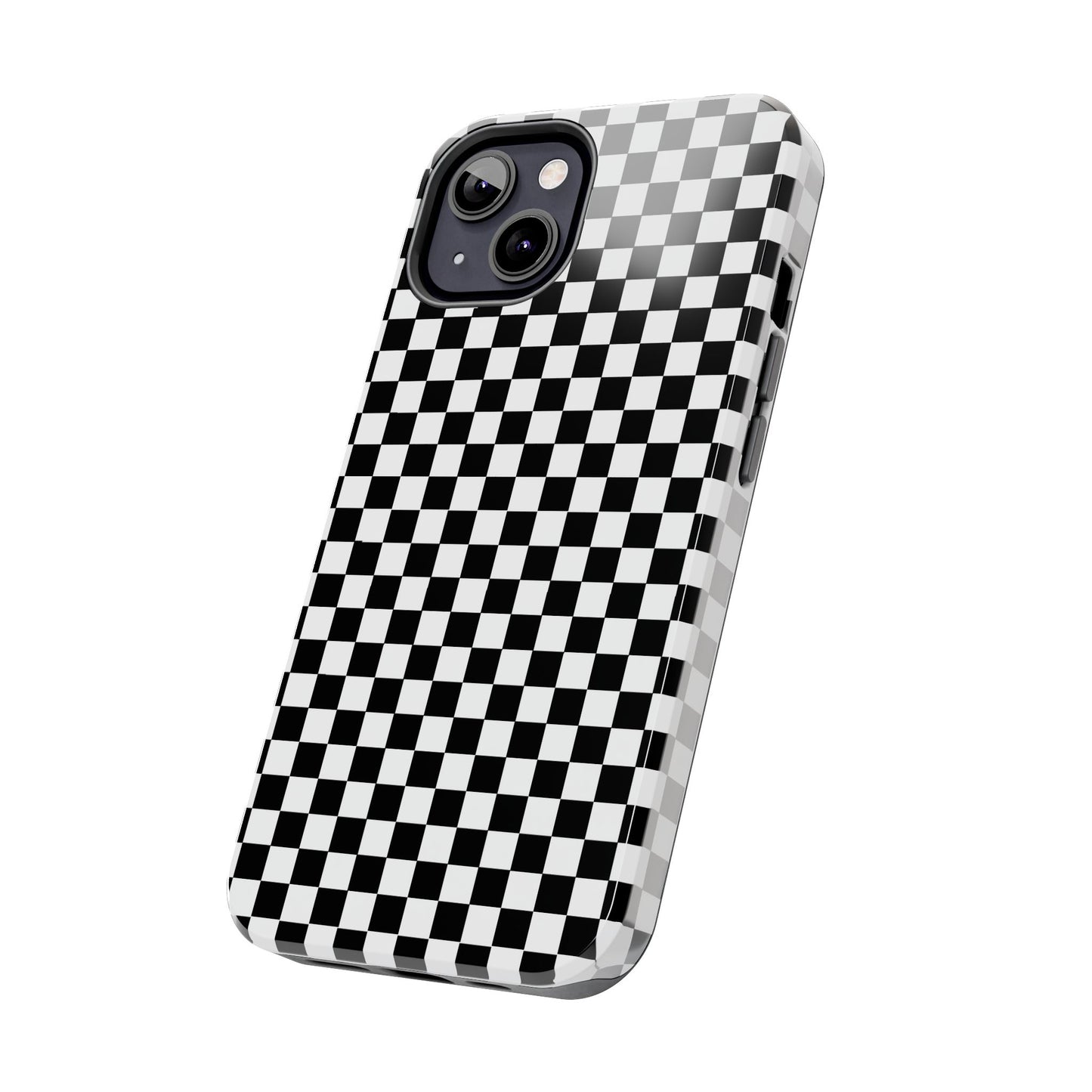 Checkerboard Black / White Phone Case