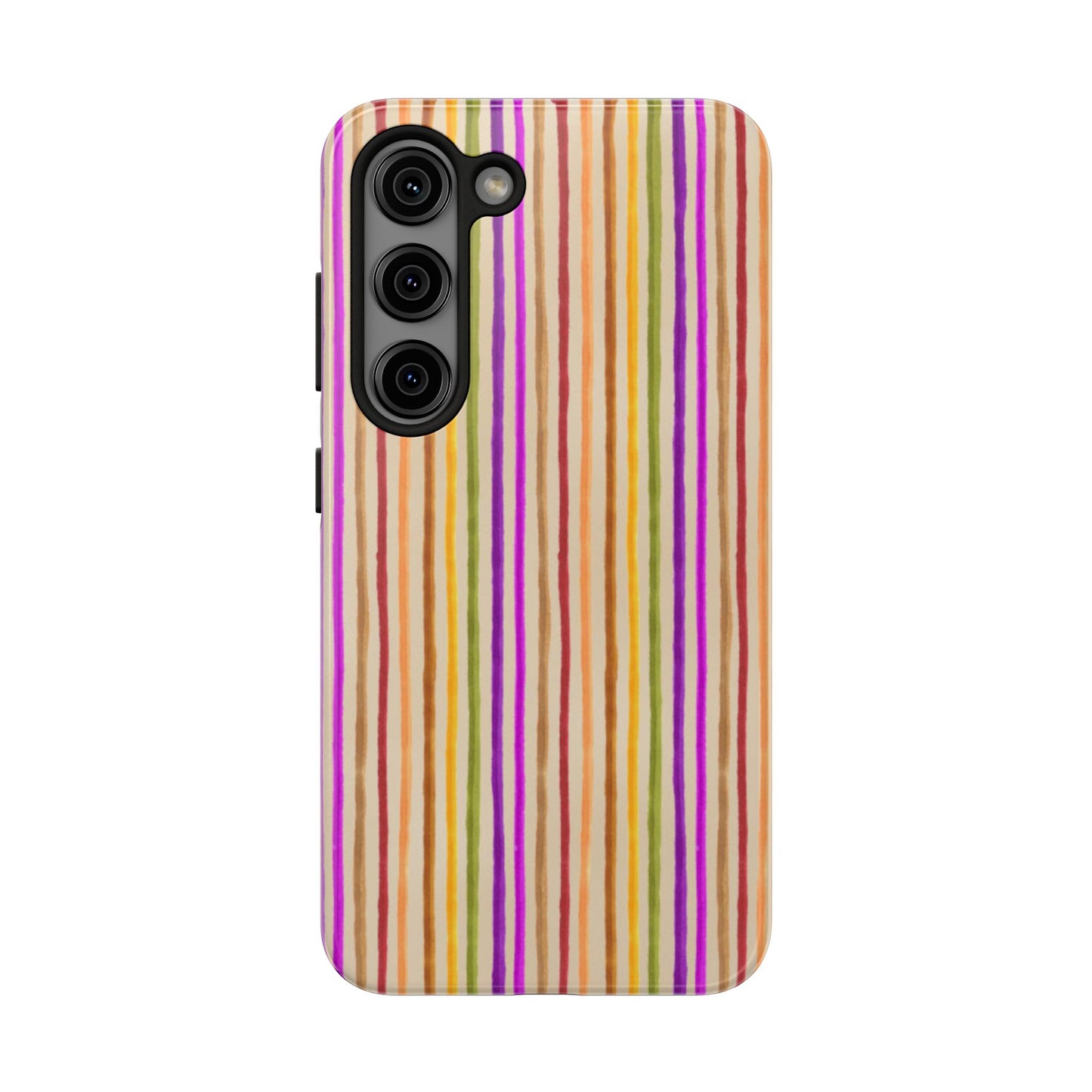 Spice Stripe Muslin Phone Case