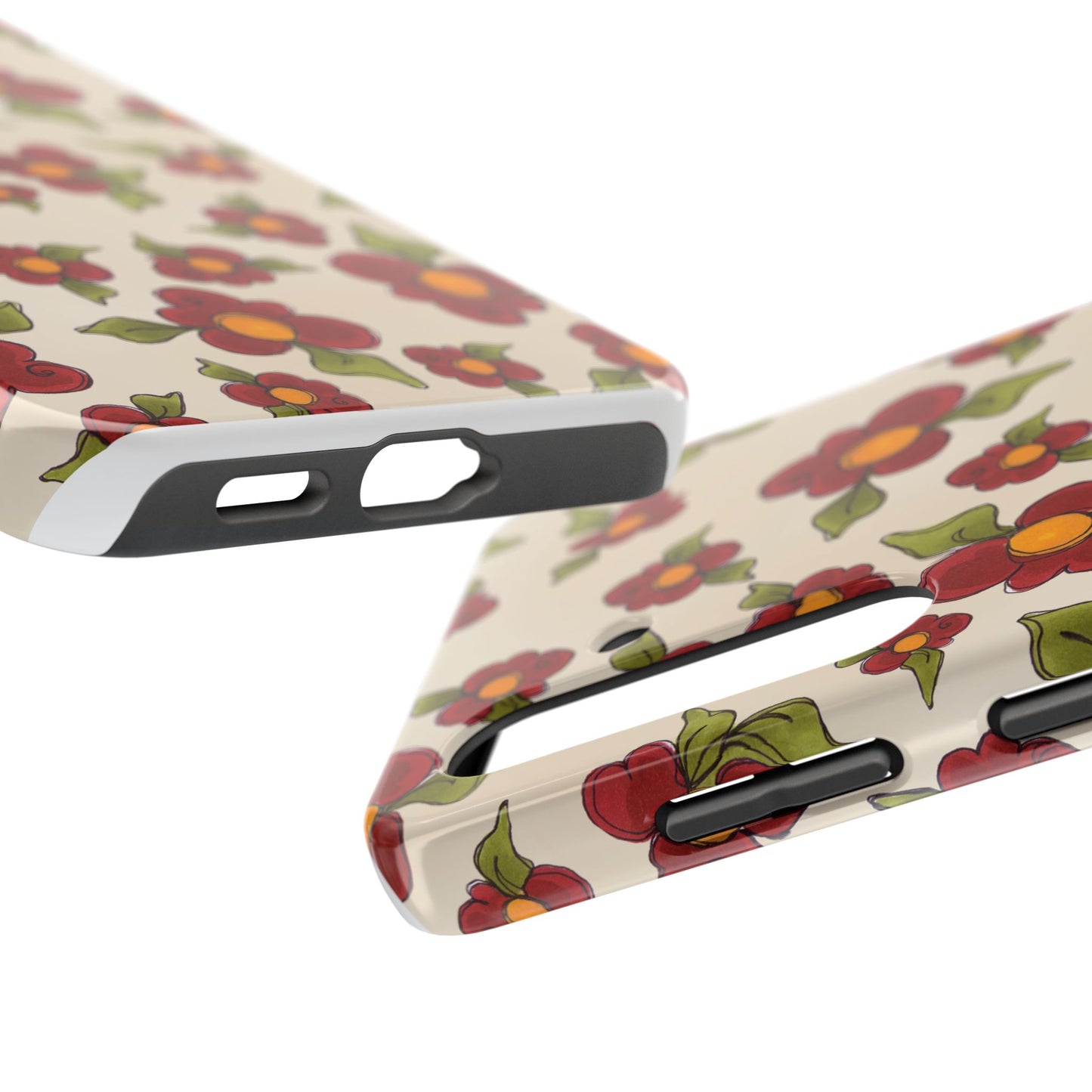 Chili Pepper Daisies Phone Case