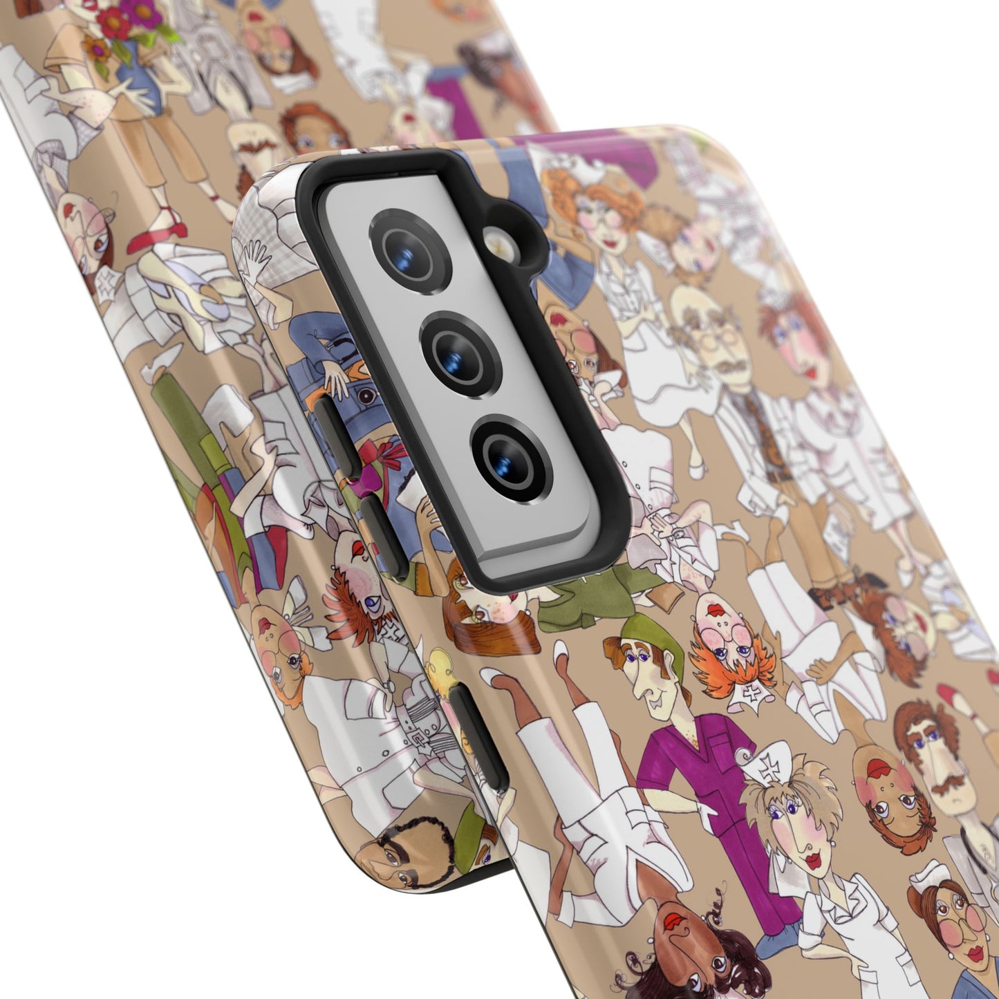 Diverse Nurse Khaki Phone Case