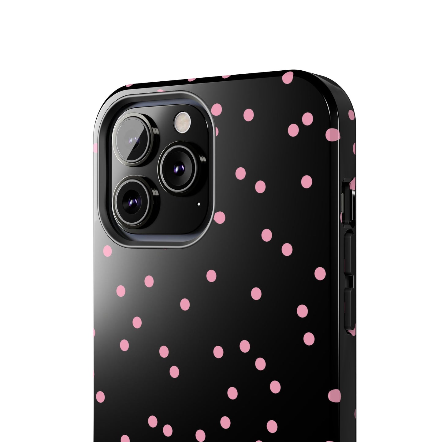Space Dots Black / Pink Phone Case