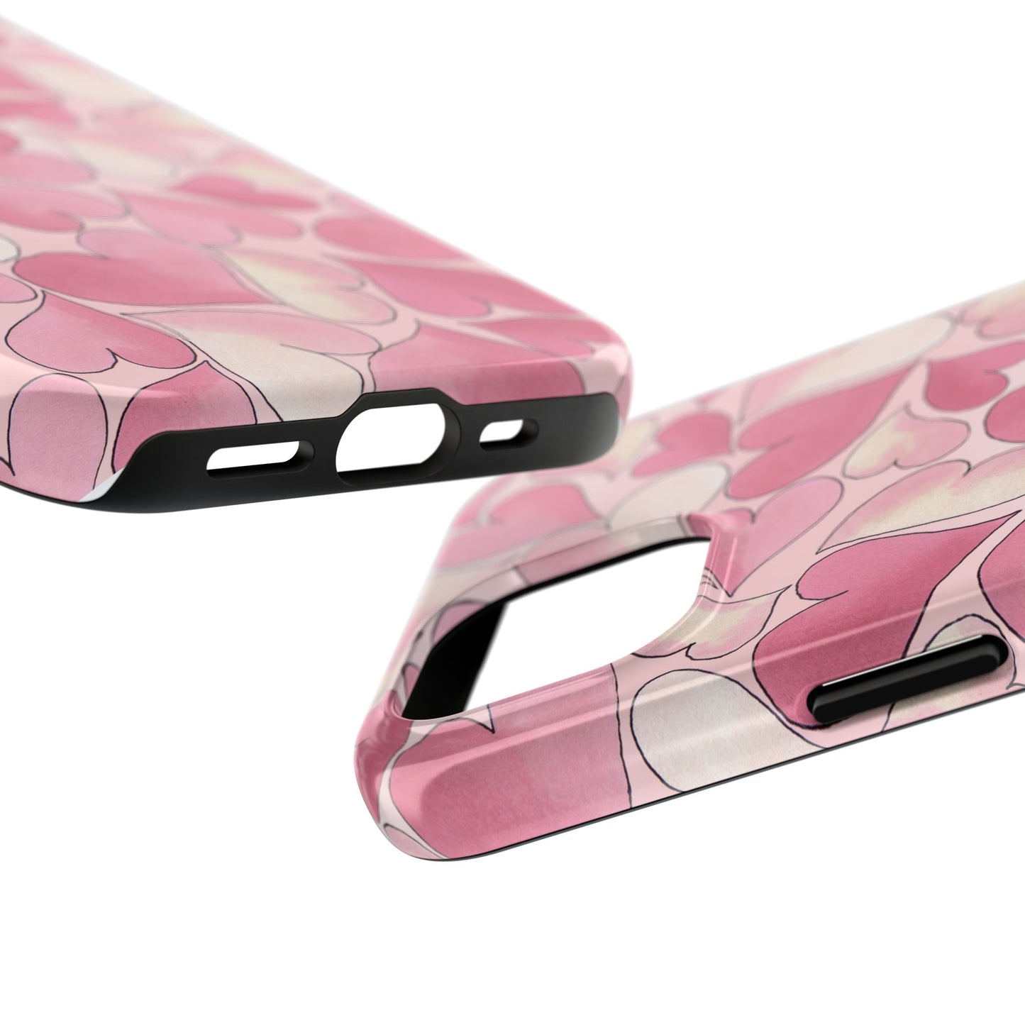 Hearts Pink Sky Phone Case