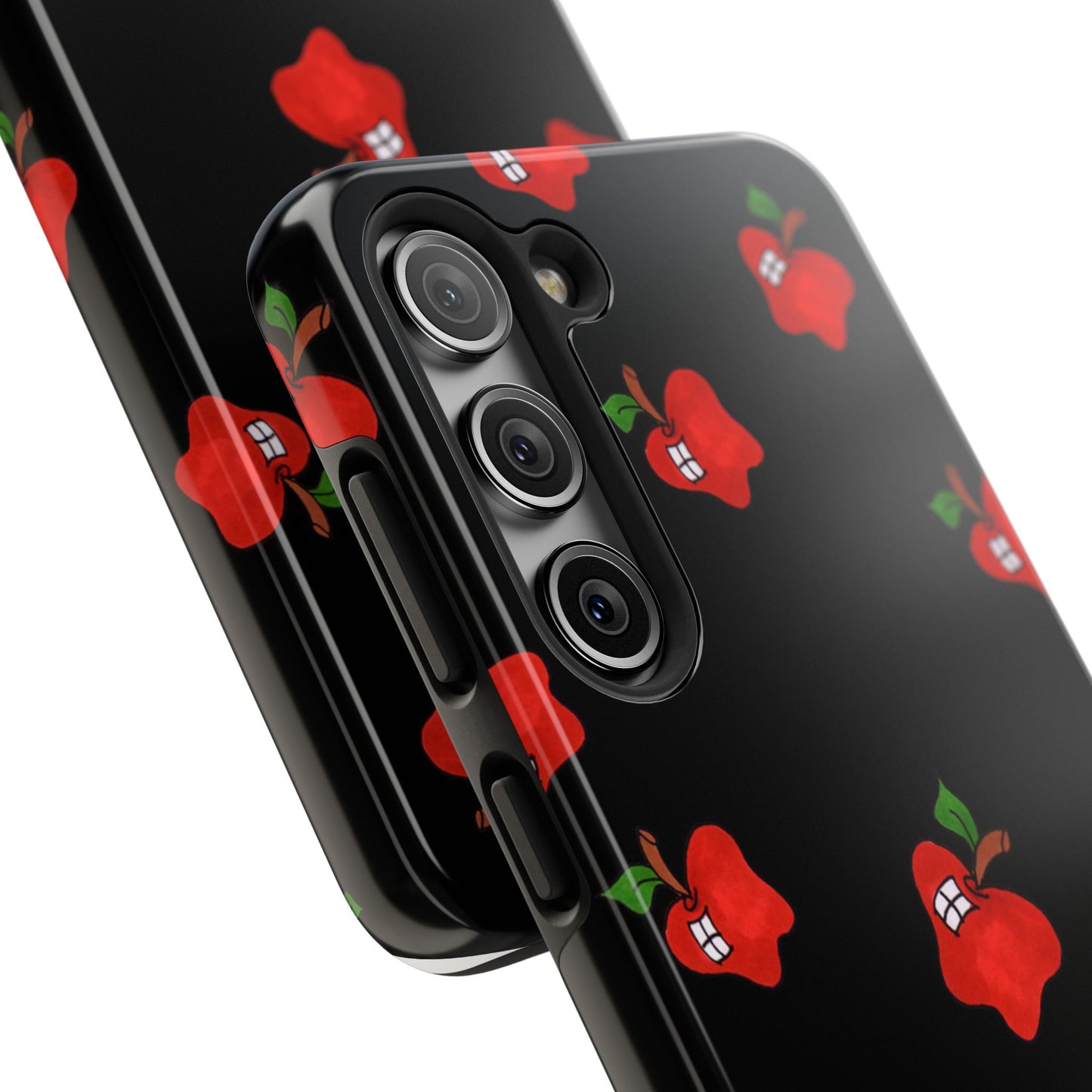 Flying Apples Black Phone Case
