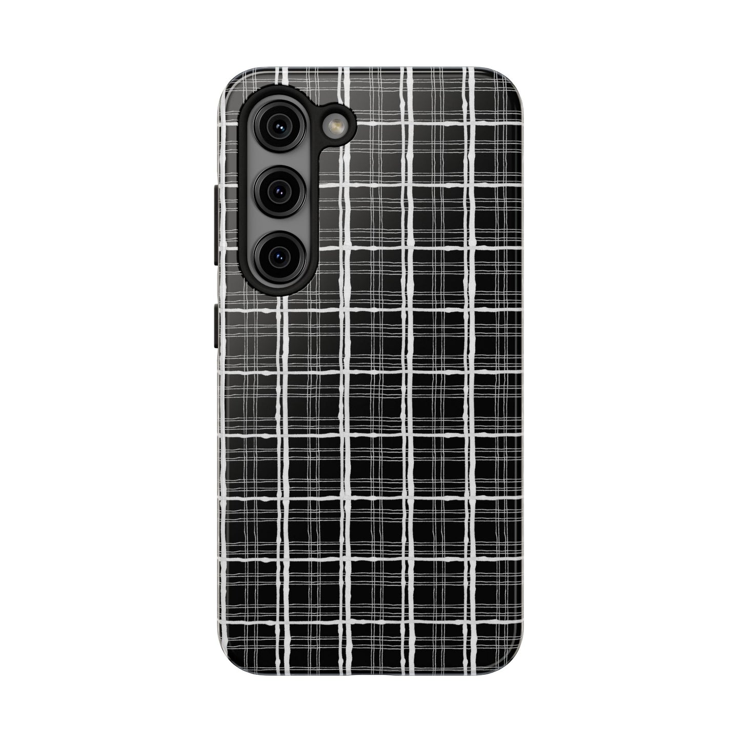 Sophistiplaid Black / White Phone Case