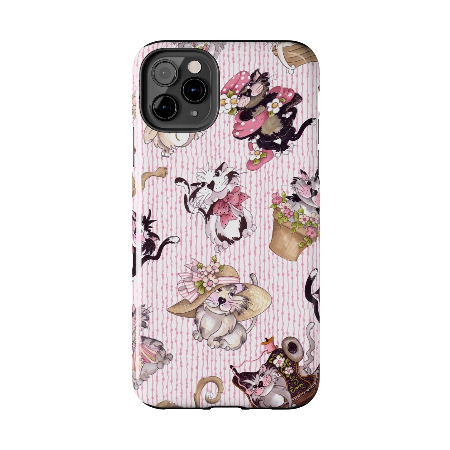 Fancy Cats Pink Phone Case