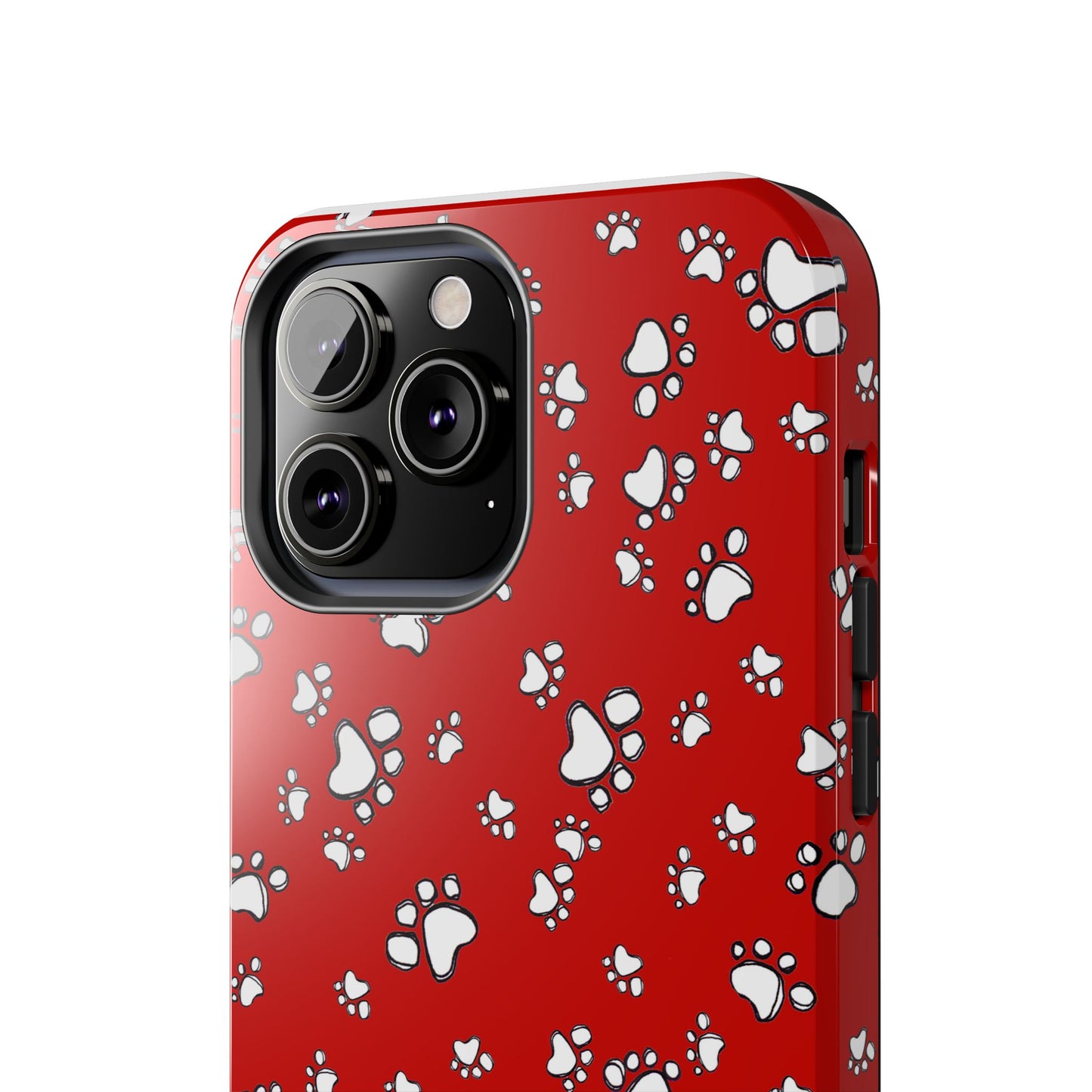 Paw Flakes Red Phone Case