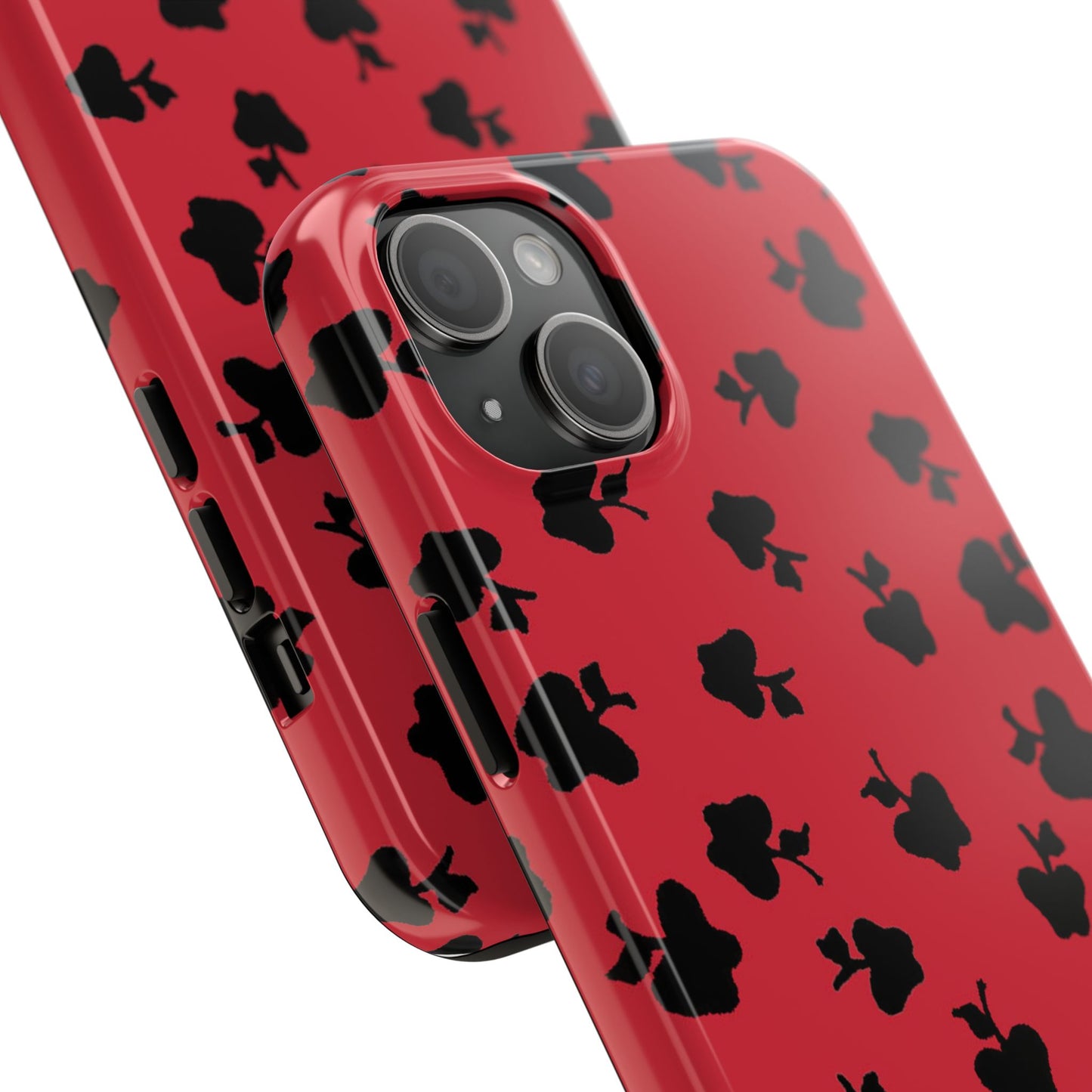 Happy Apples Red / Black Phone Case