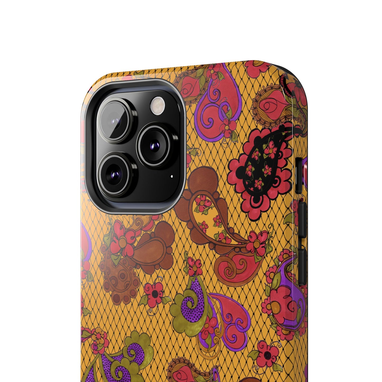 Posie Paisley Gold Phone Case