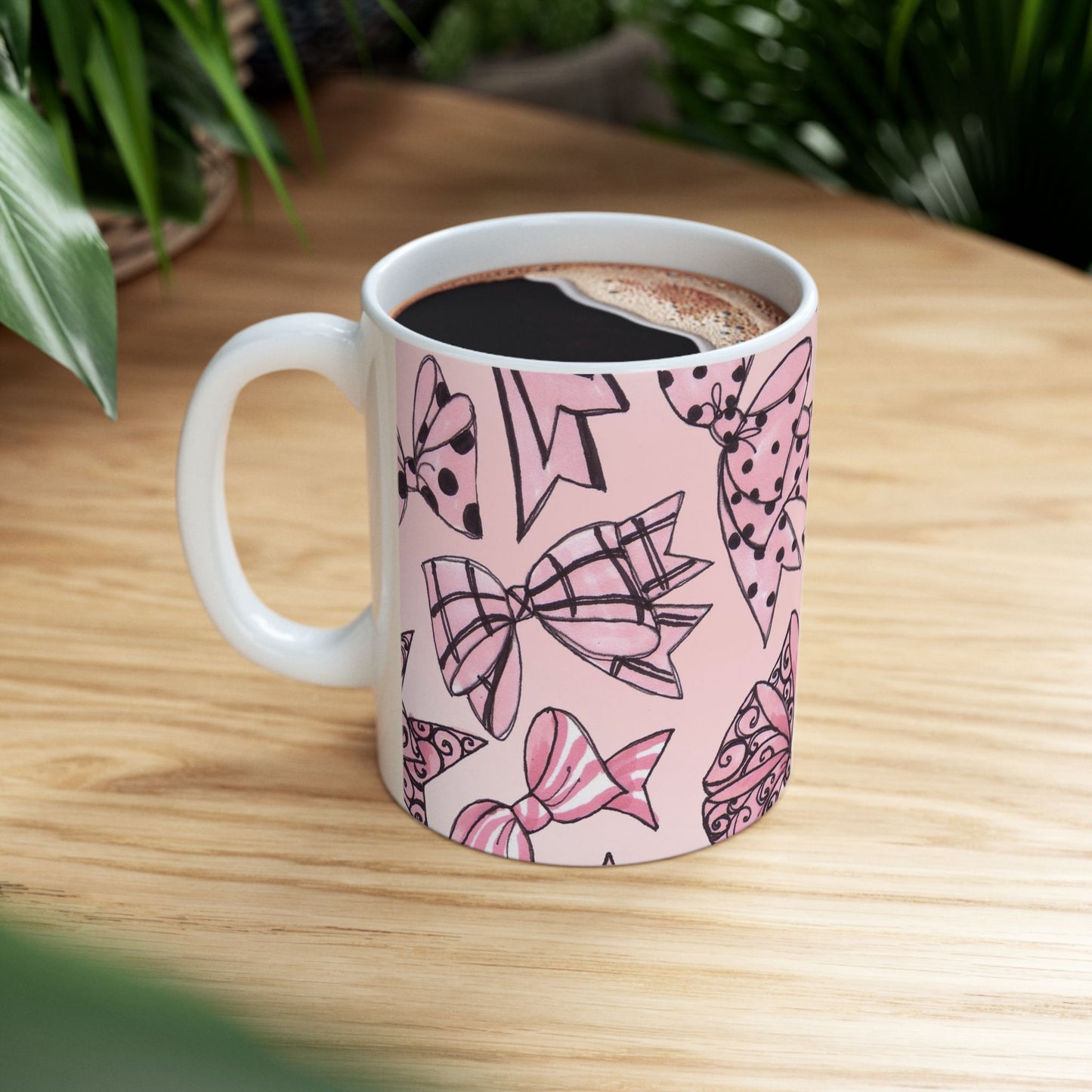 Buncha Bows Pink Cup
