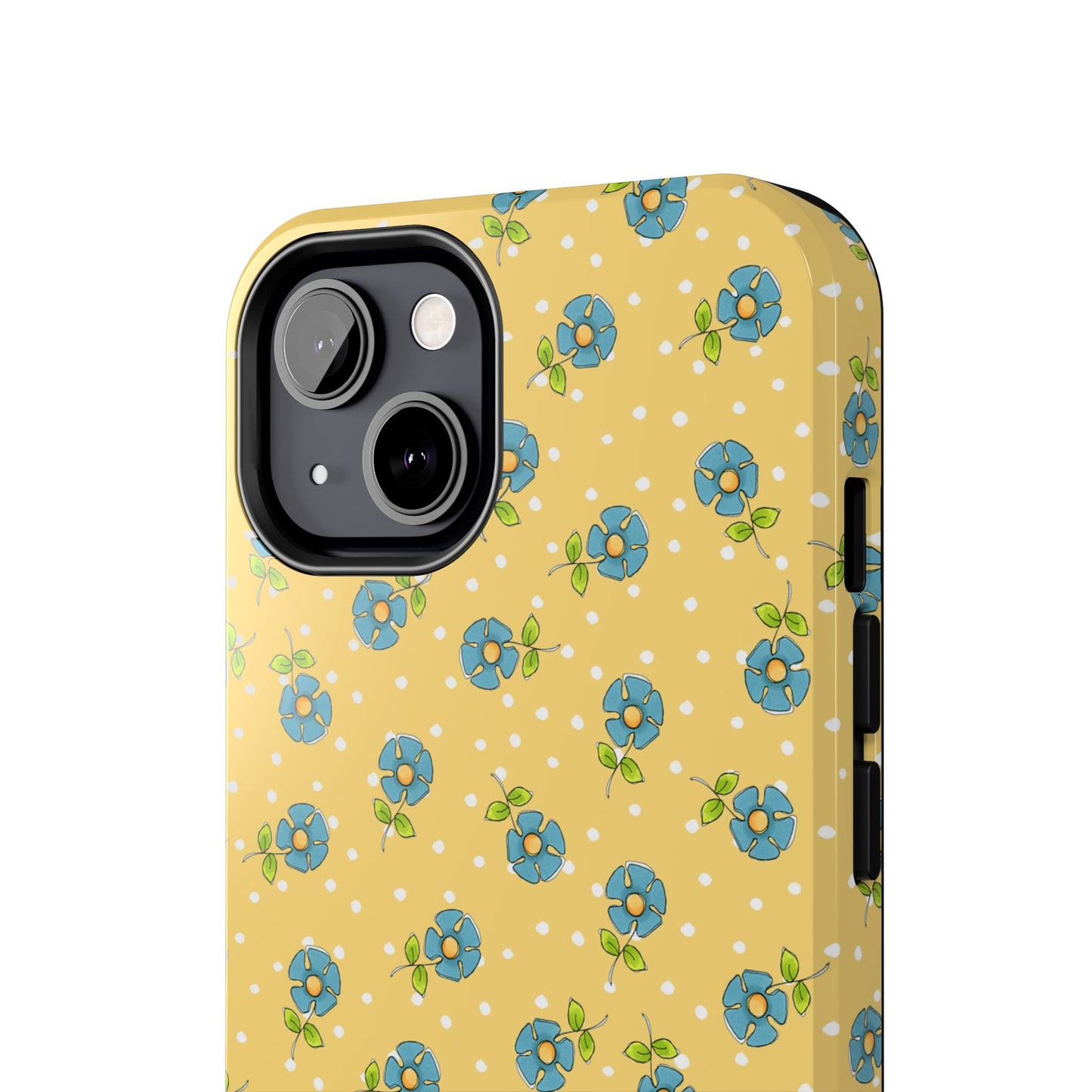 Daisy Dots Yellow Phone Case