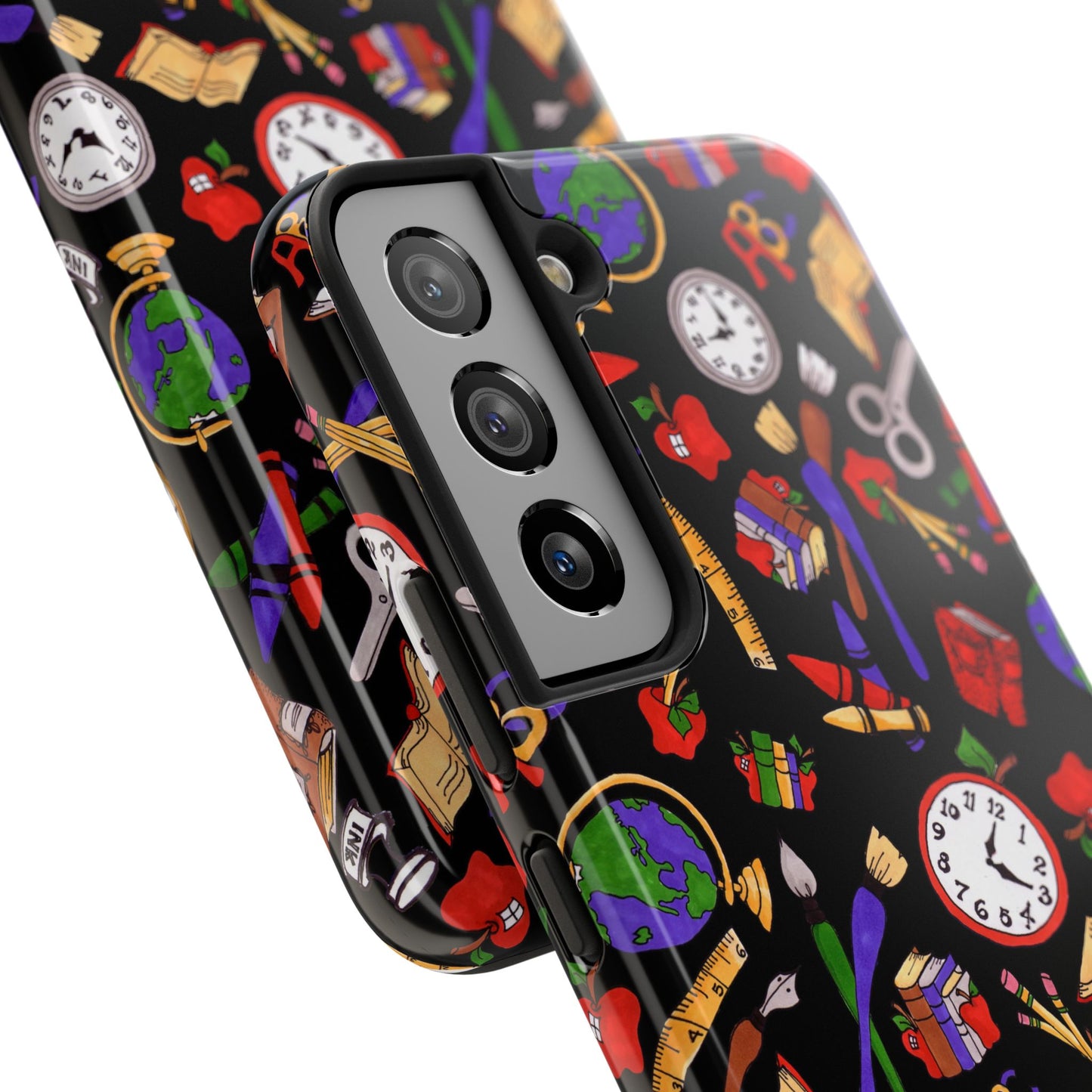 School Stuff Black Phone Case