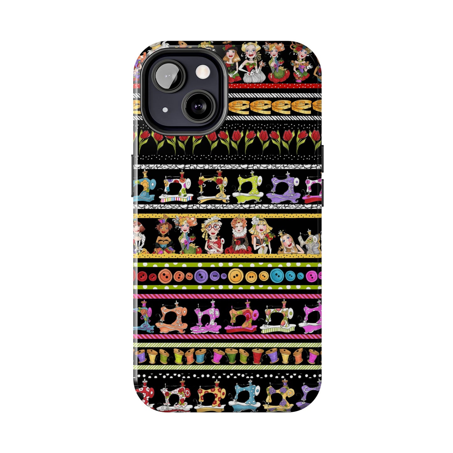Curious Border Black Phone Case