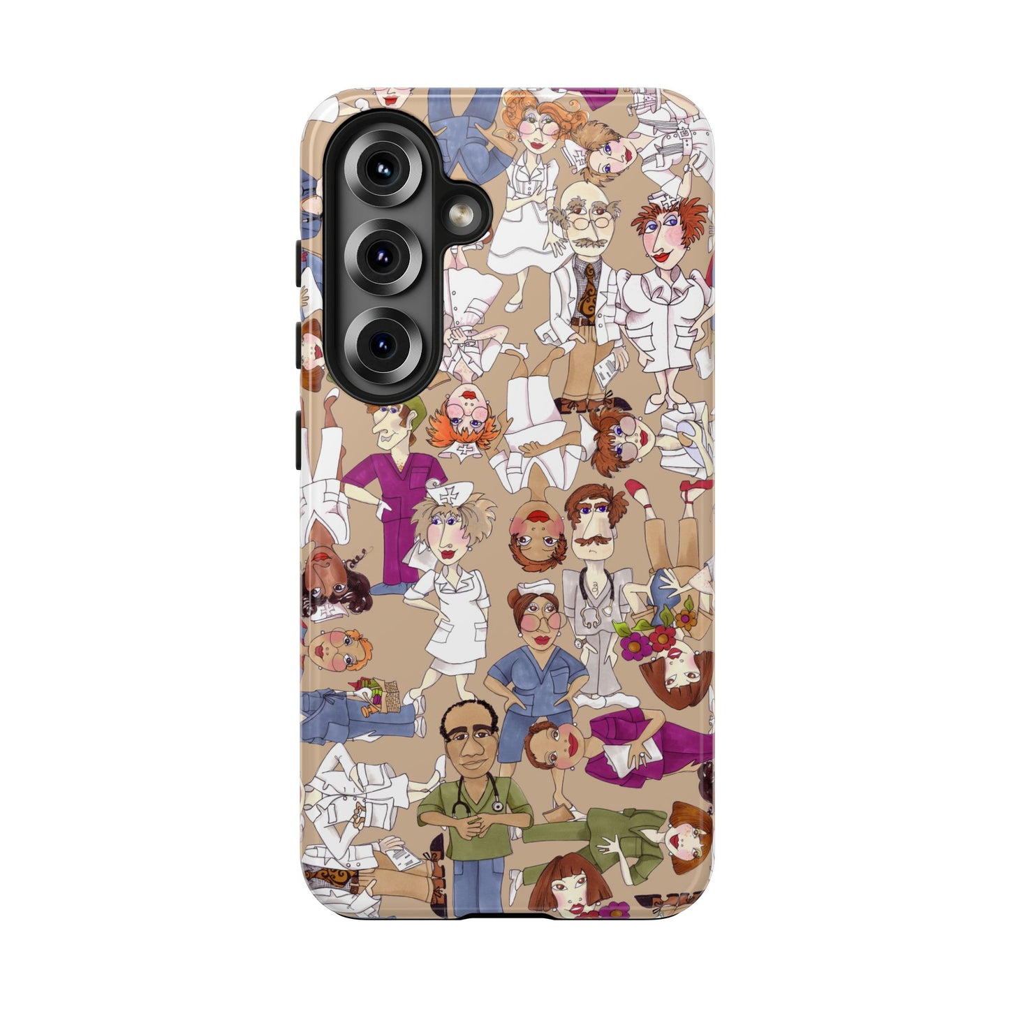 Diverse Nurse Khaki Phone Case