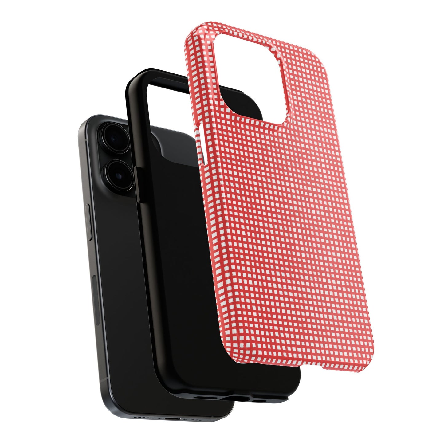 Chipper Check Red Phone Case