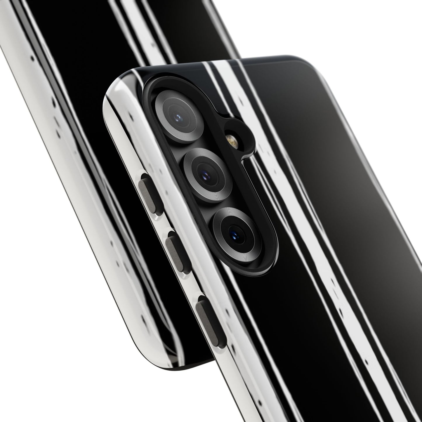 Black / White Stripe Phone Case