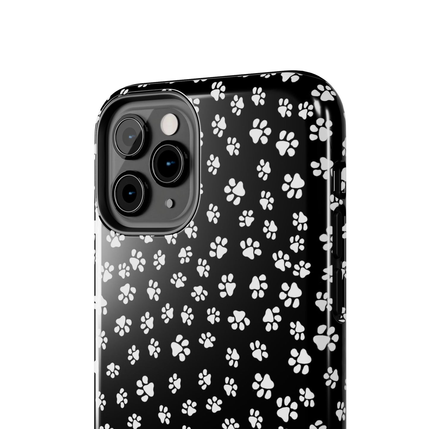 Little Paws Black / White Phone Case