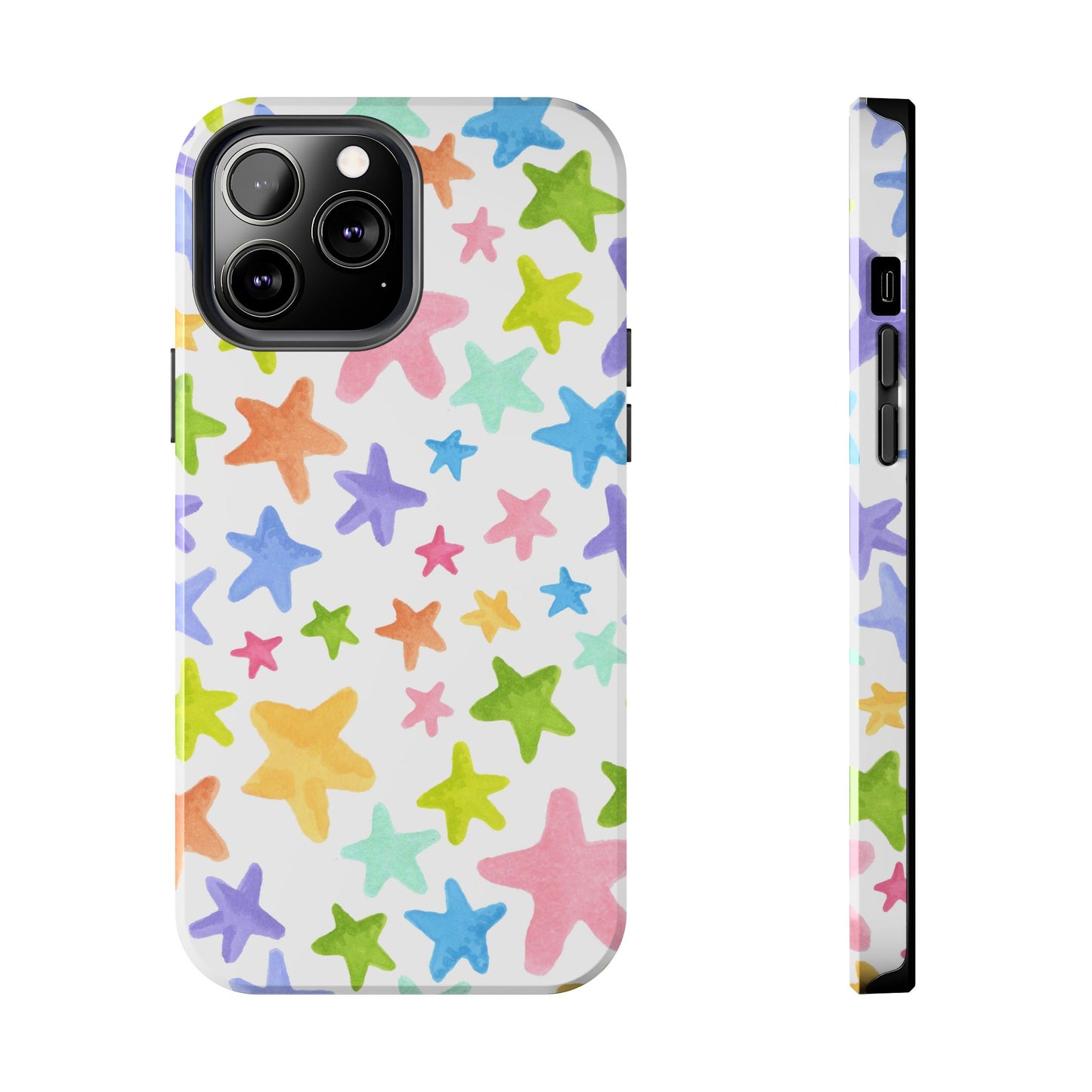 Happy Stars White Phone Case