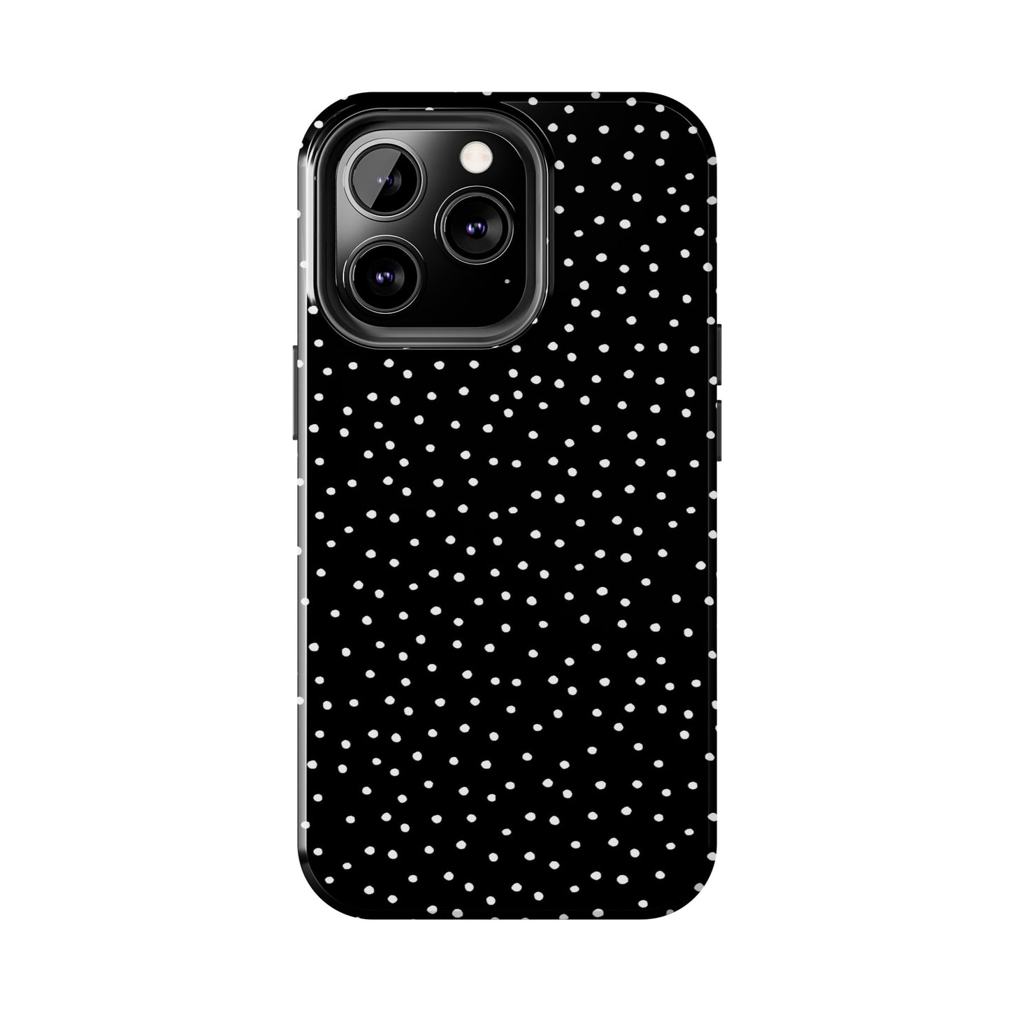 Dinky Dots Black / White Phone Case
