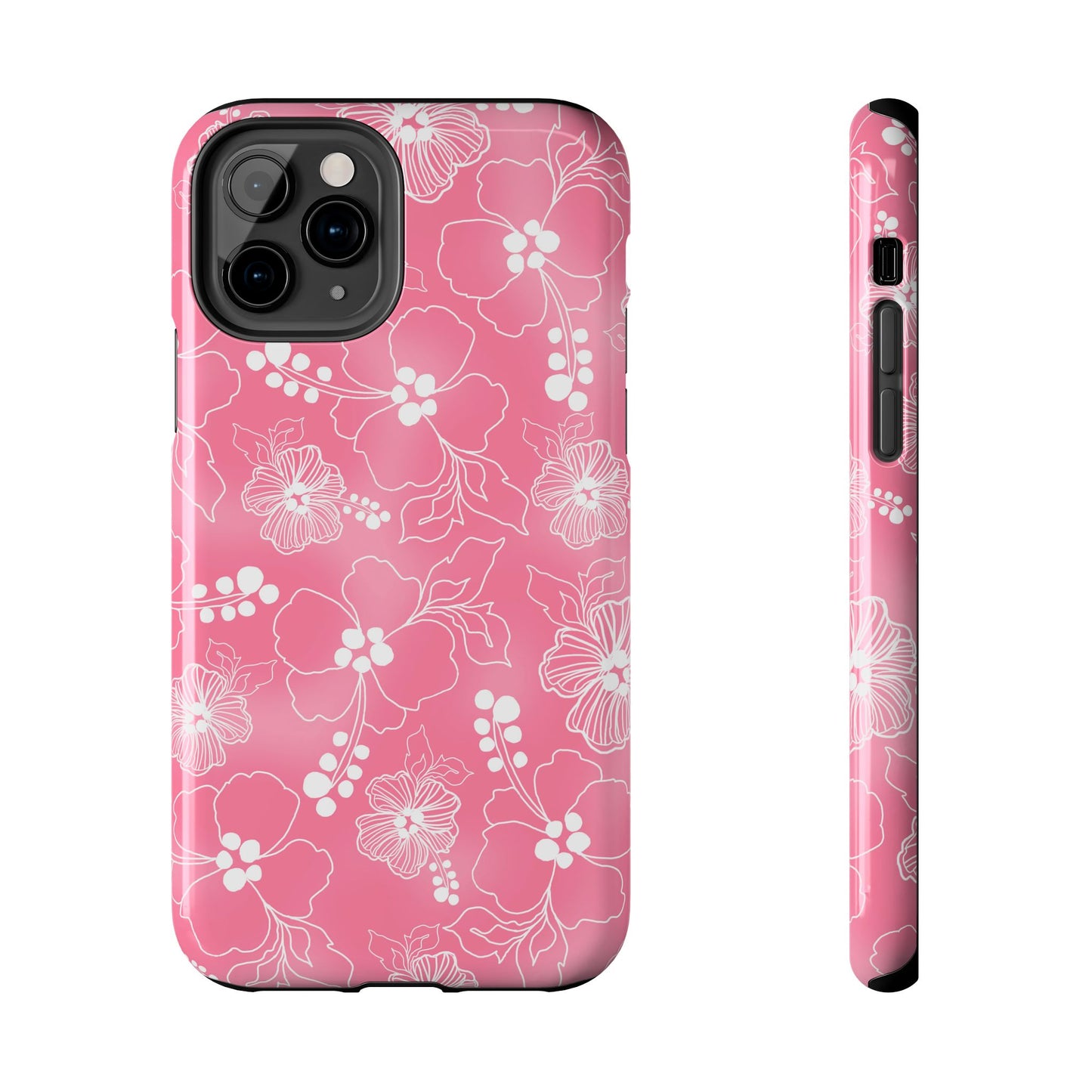 Lacey Hibiscus Pink Phone Case