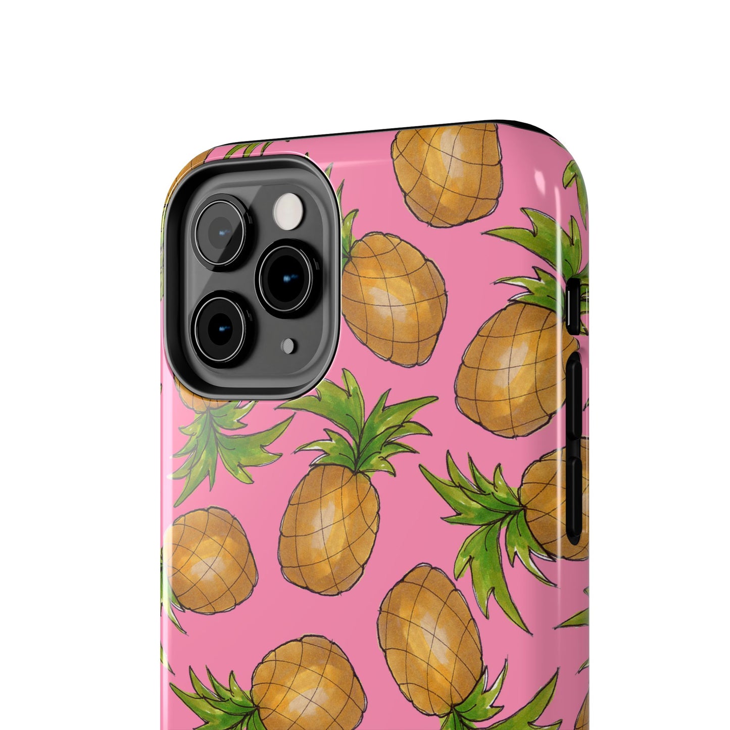 Pineapple Toss Pink Phone Case