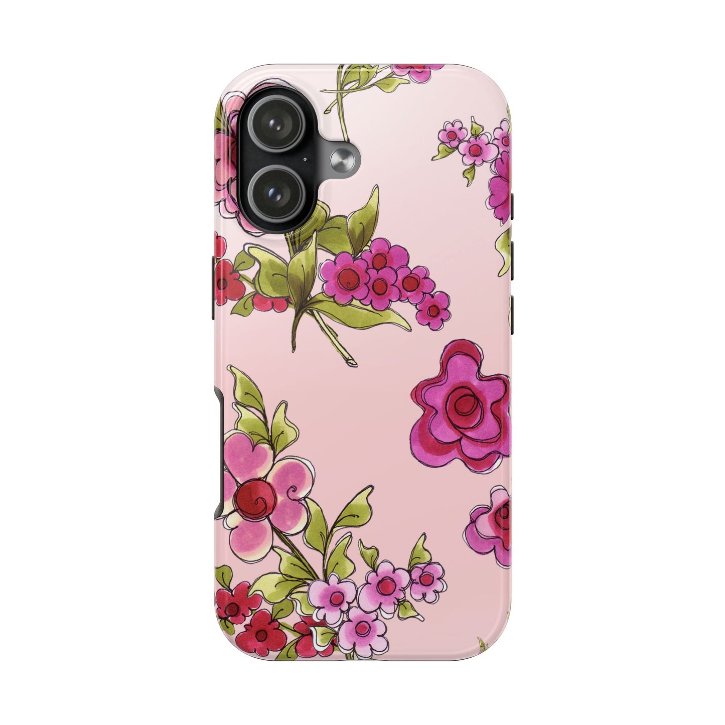 Jumbo Floral Pink Phone Case
