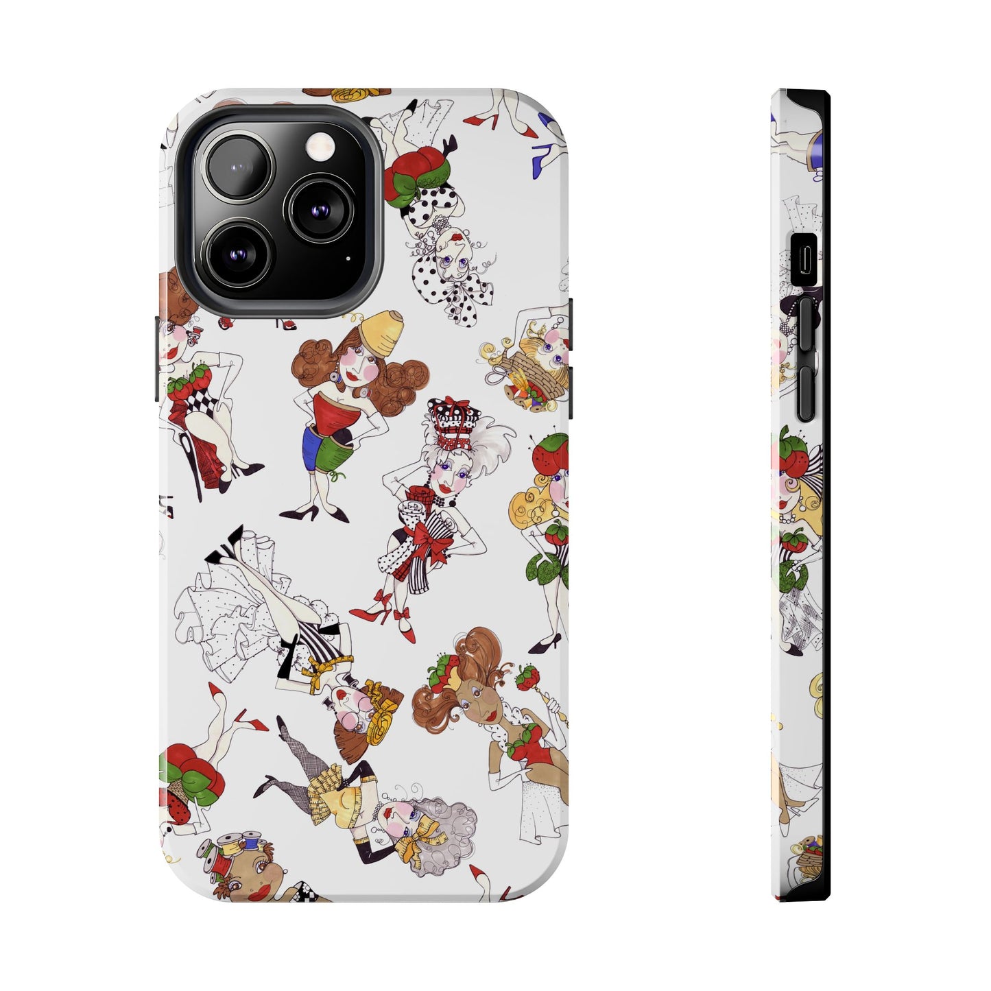 Sew Tossed White Phone Case