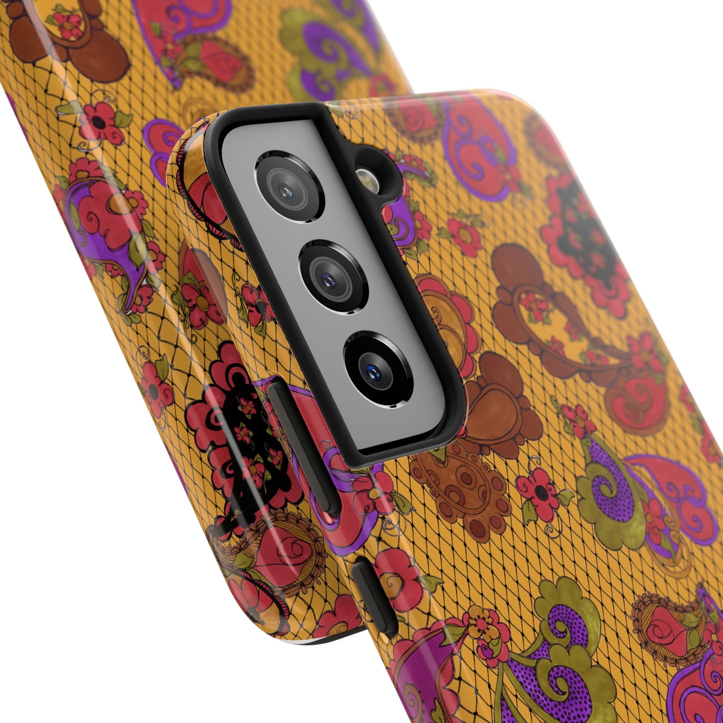 Posie Paisley Gold Phone Case