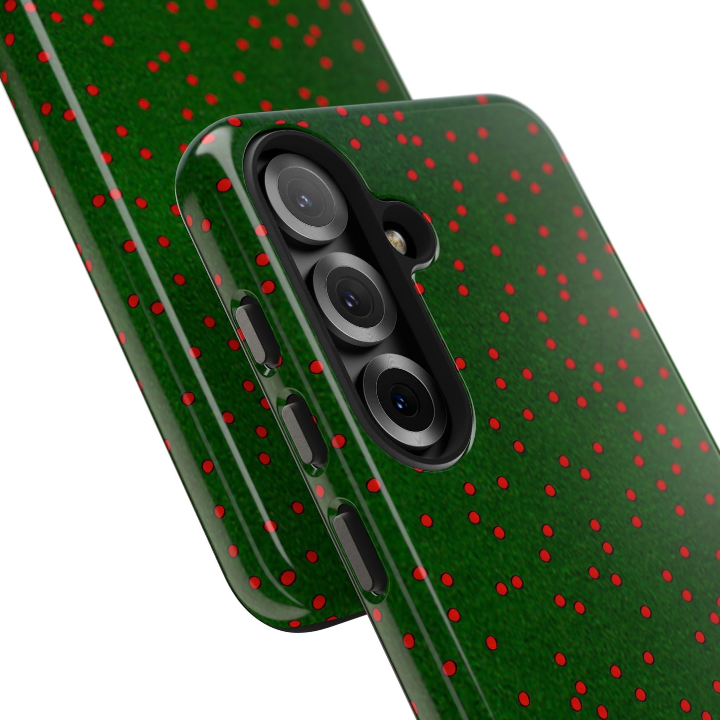 Happy Dots Green / Red Phone Case