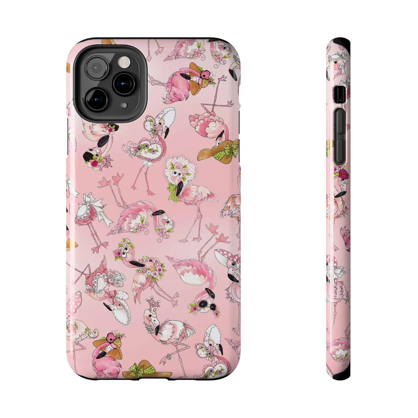 Tossed Flams Pink Phone Case