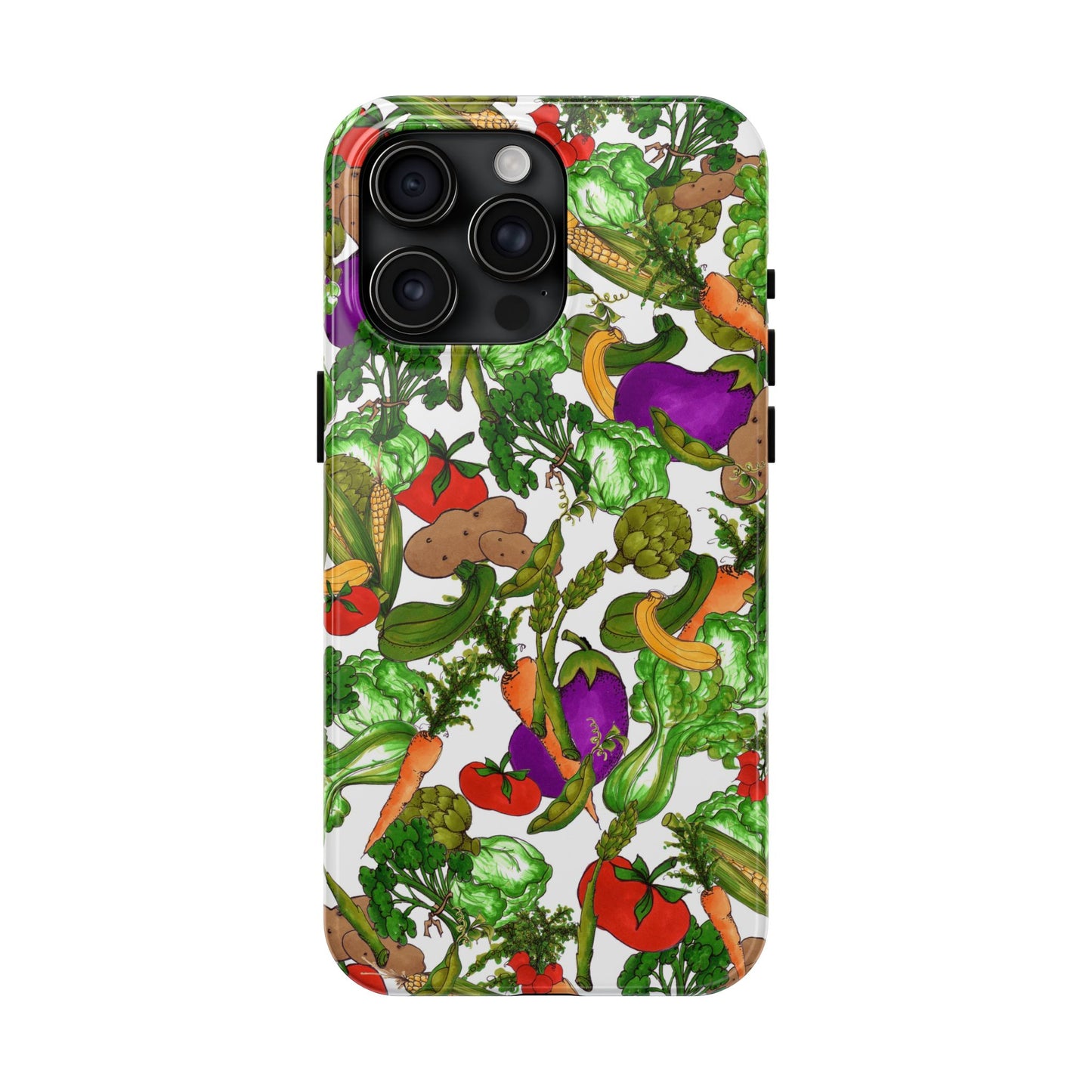 Veggie Jungle White Phone Case