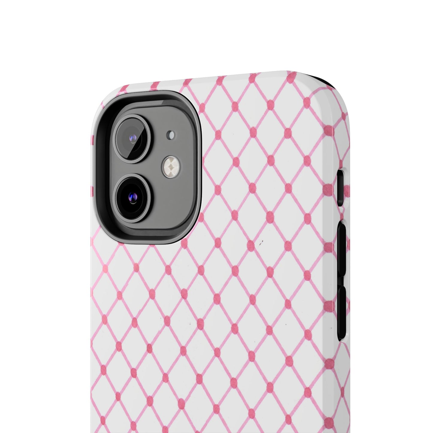 Diamond White / Pink Phone Case