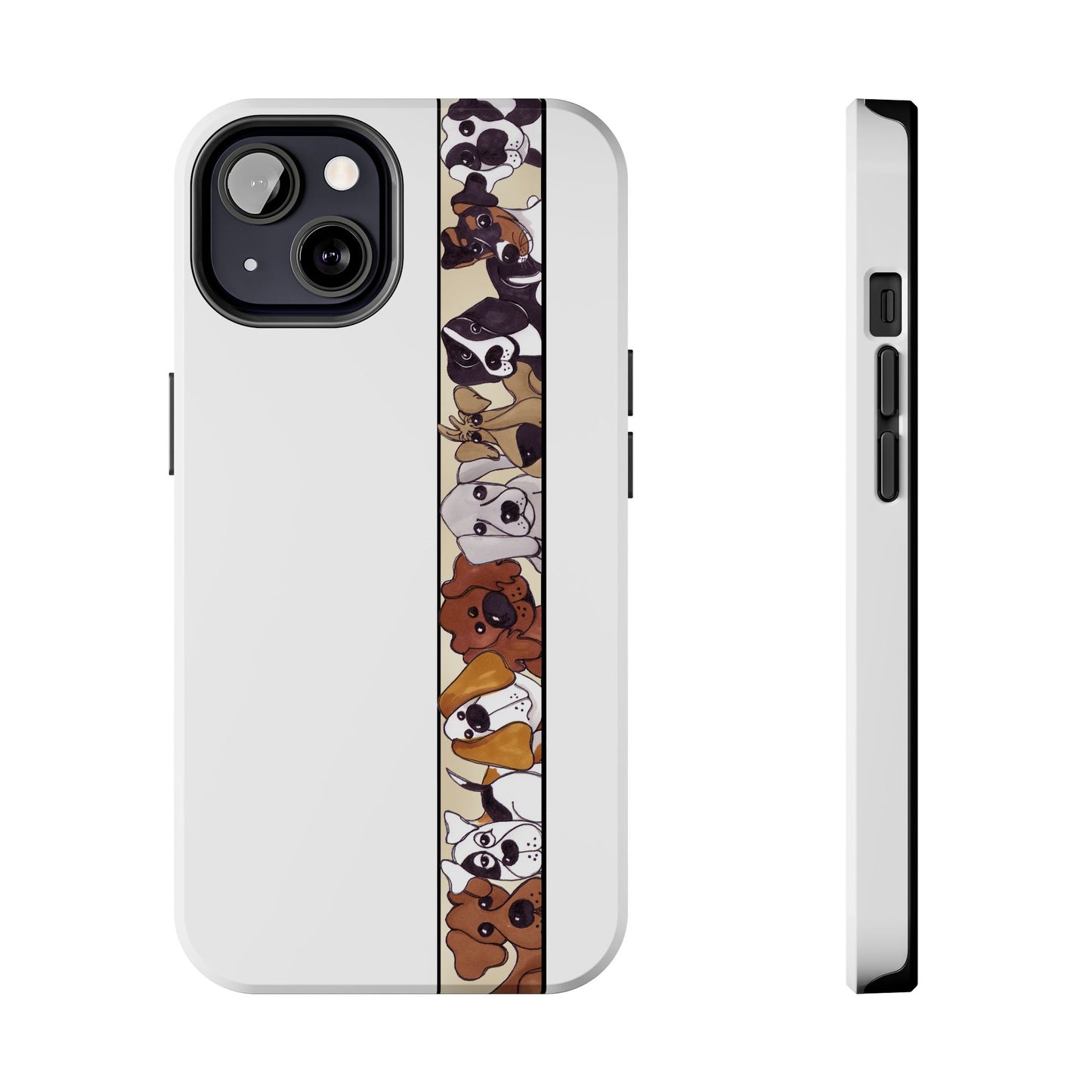 Doggie Delight Border Phone Case