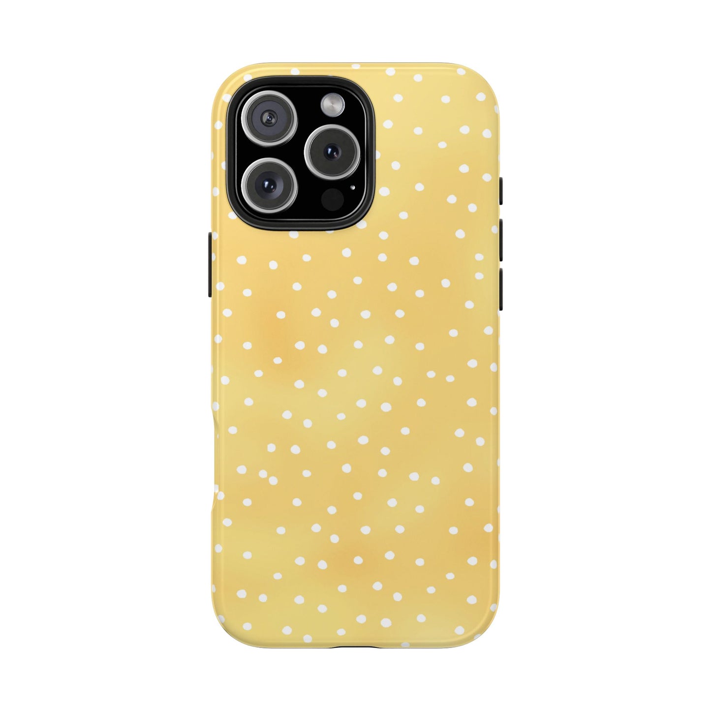 Dinky Dots Sunshine / White Phone Case